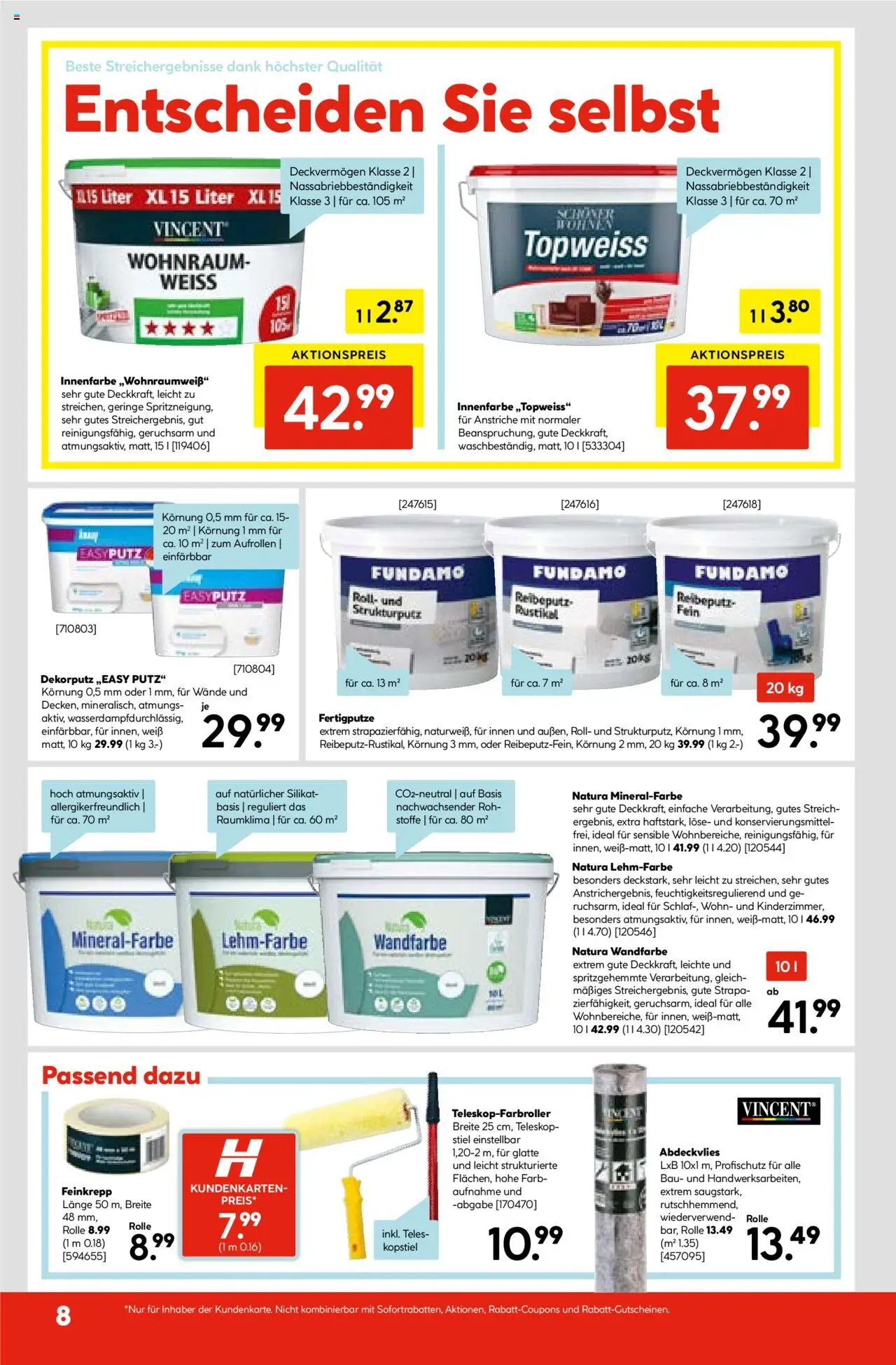 Hellweg Prospekt - gültig ab dem 04.08.2025 | Seite: 8 | Produkte: Wandfarbe