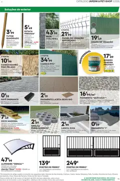 Pré-visualização BricoMarché F04 JardimPetShop válido de 12.03.2026 | Página: 15 | Produtos: Portão, Drenante