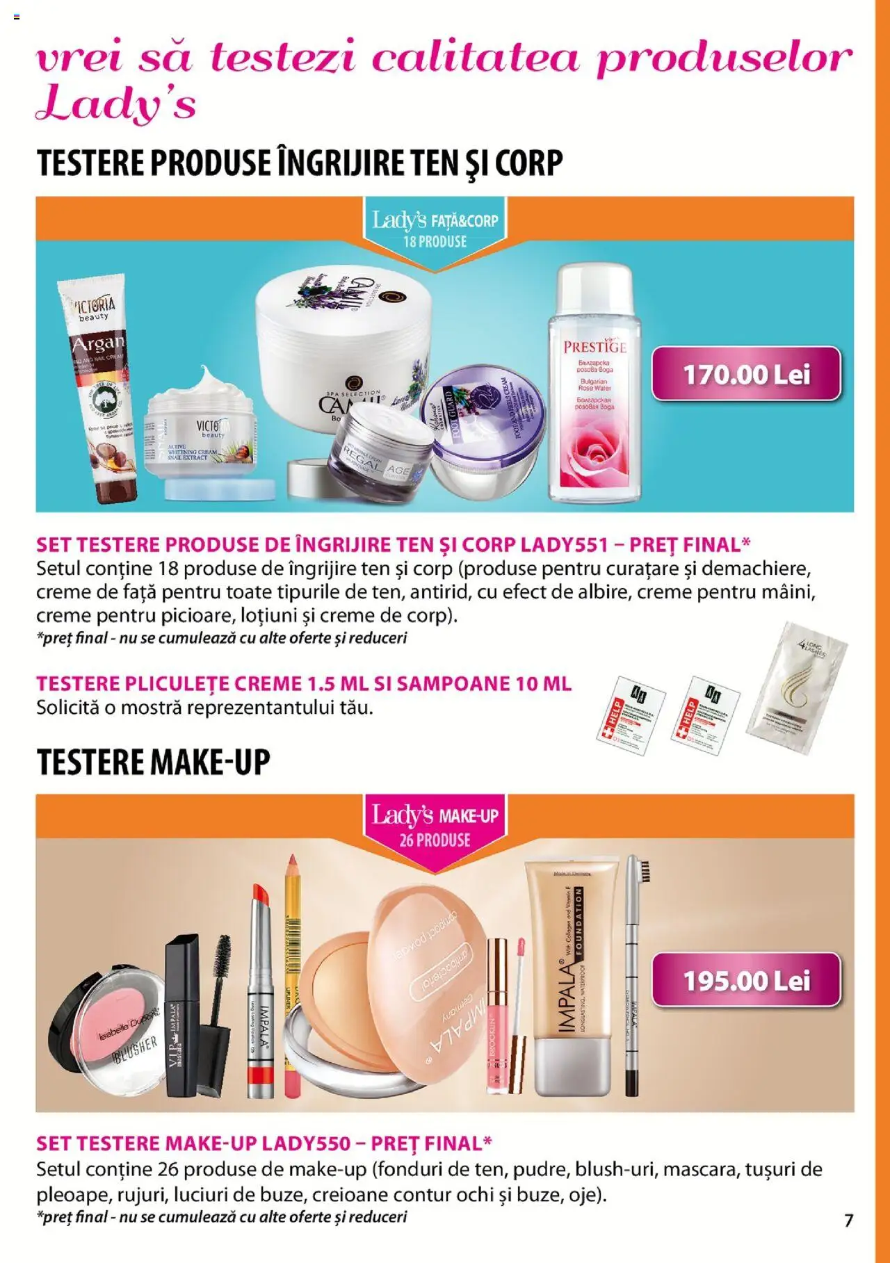 Lady’s catalog - Manual – valabil de la 17.04.2020 | Pagină: 7