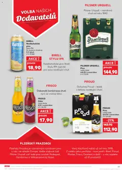 FRISCO, Dokonalá kombinace chutí nyní ve vratné láhvi. od 27.08.2025 | Strana: 41 | Produkty: Ovoce, Frisco, Plech, Pilsner Urquell