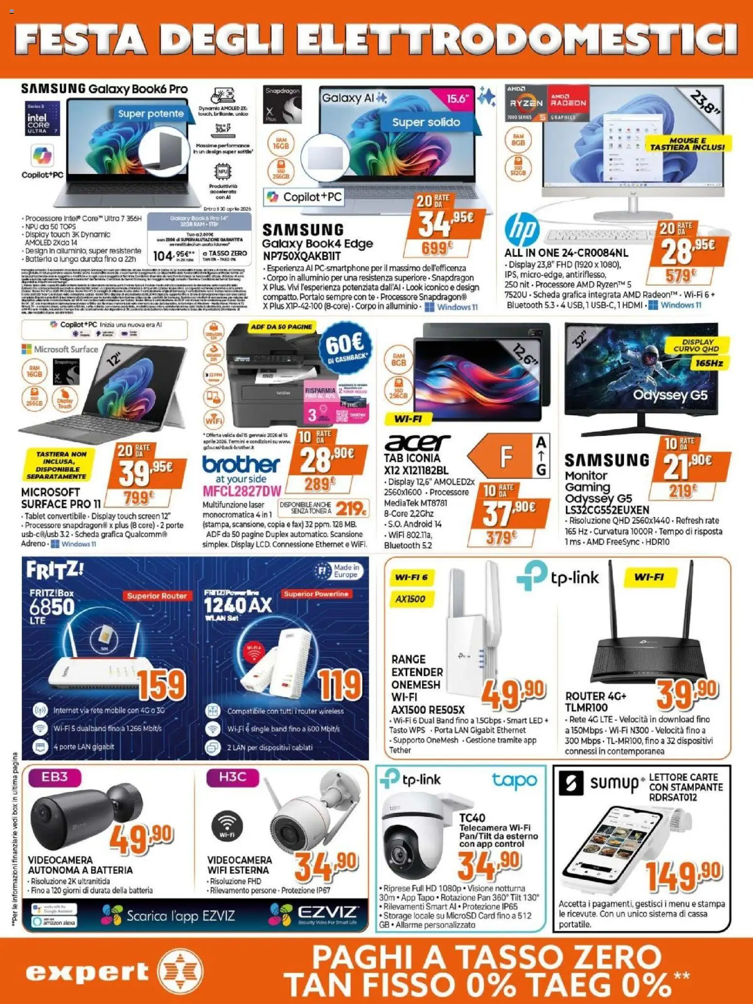 Volantino Expert del 12.03.2026 | Pagina: 21 | Prodotti: Router, Video, Batteria, Samsung
