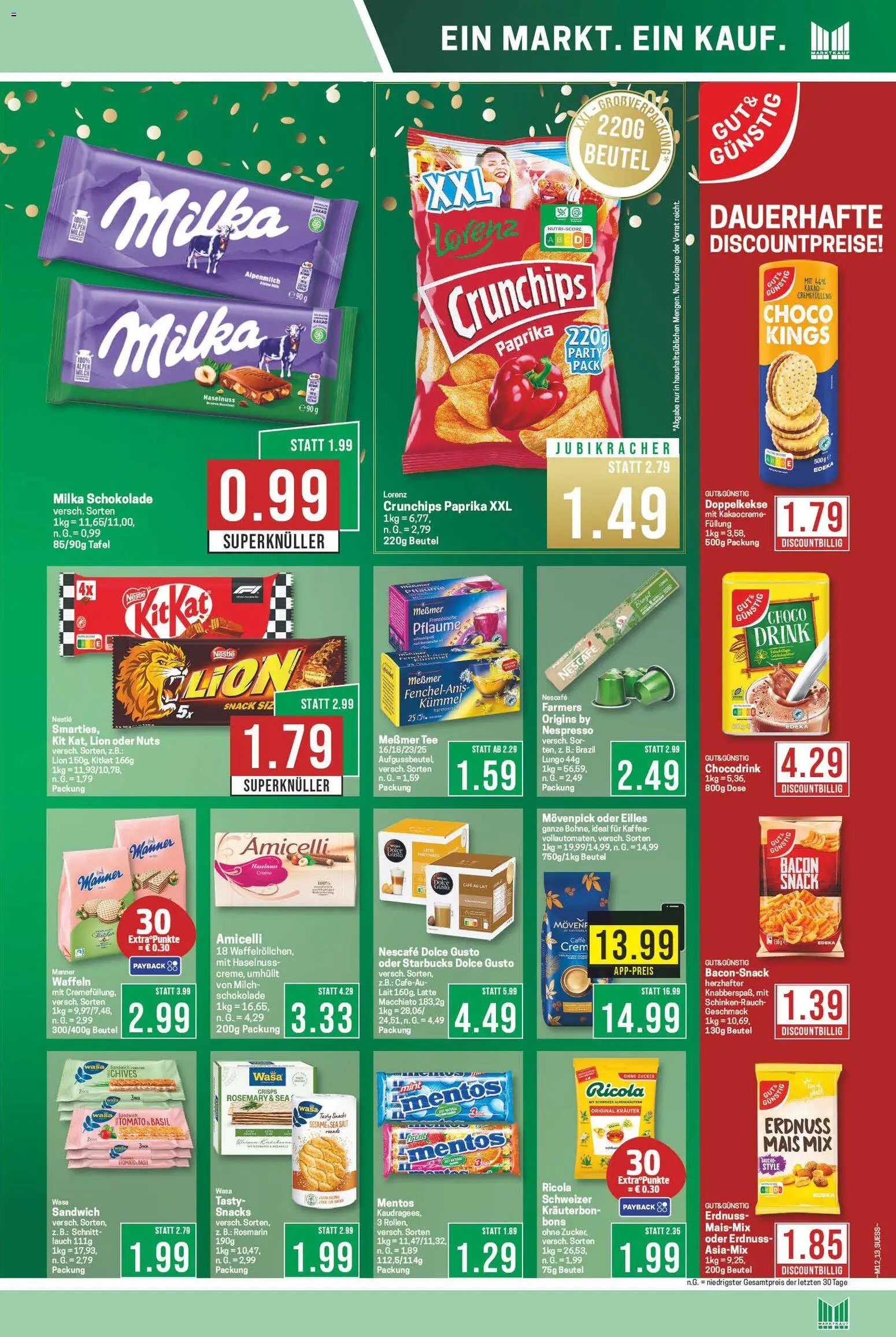 Marktkauf Prospekt 	 – gültig ab 16.03.2026 | Seite: 13 | Produkte: Schokolade, Messmer, Tee, Dolce gusto