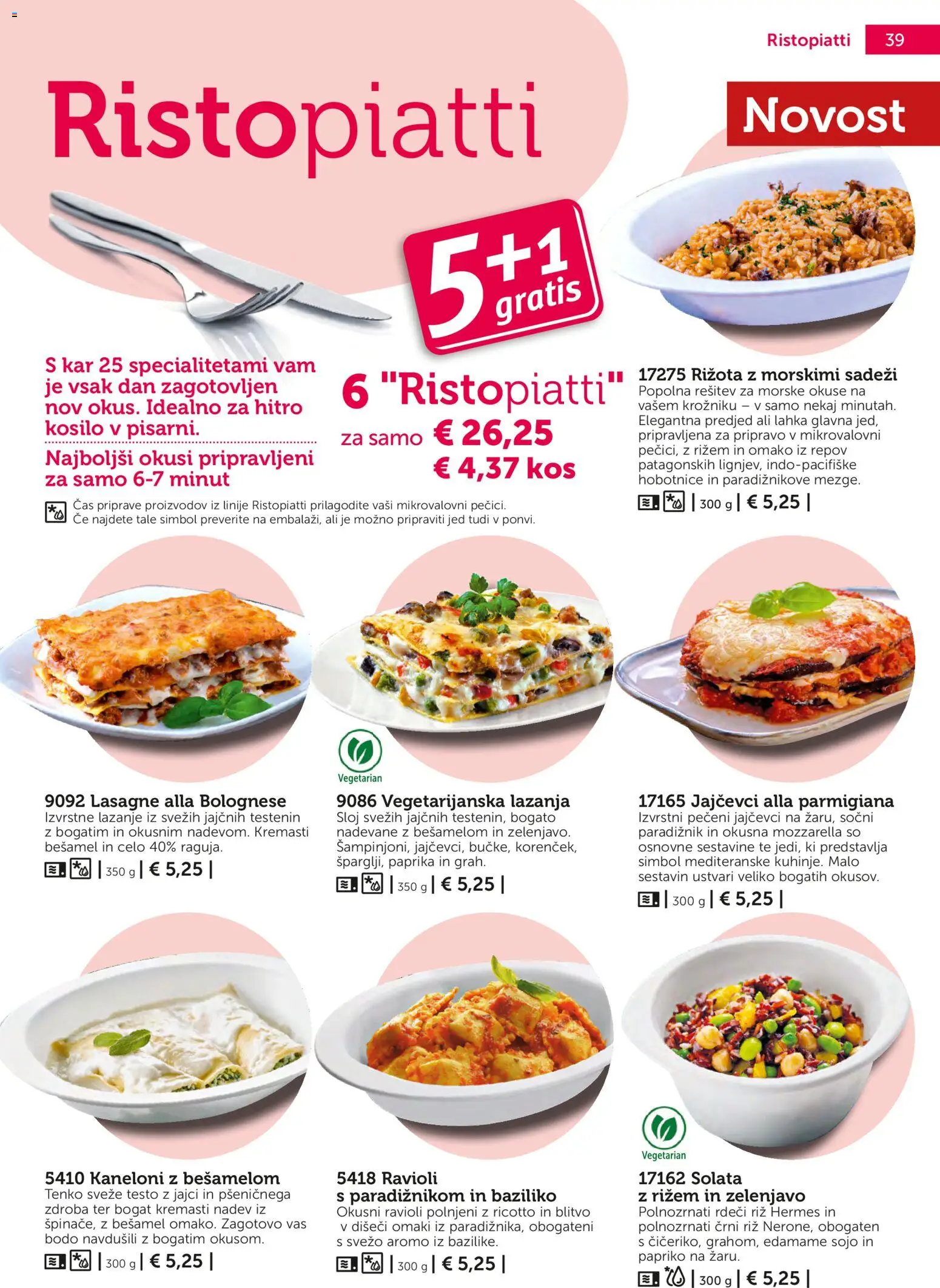 Novi Bofrost katalog ponudbe – veljaven od 04.03.2026 | Stran: 39 | Izdelki: Paprika, Kos, Paradiznik, Solata