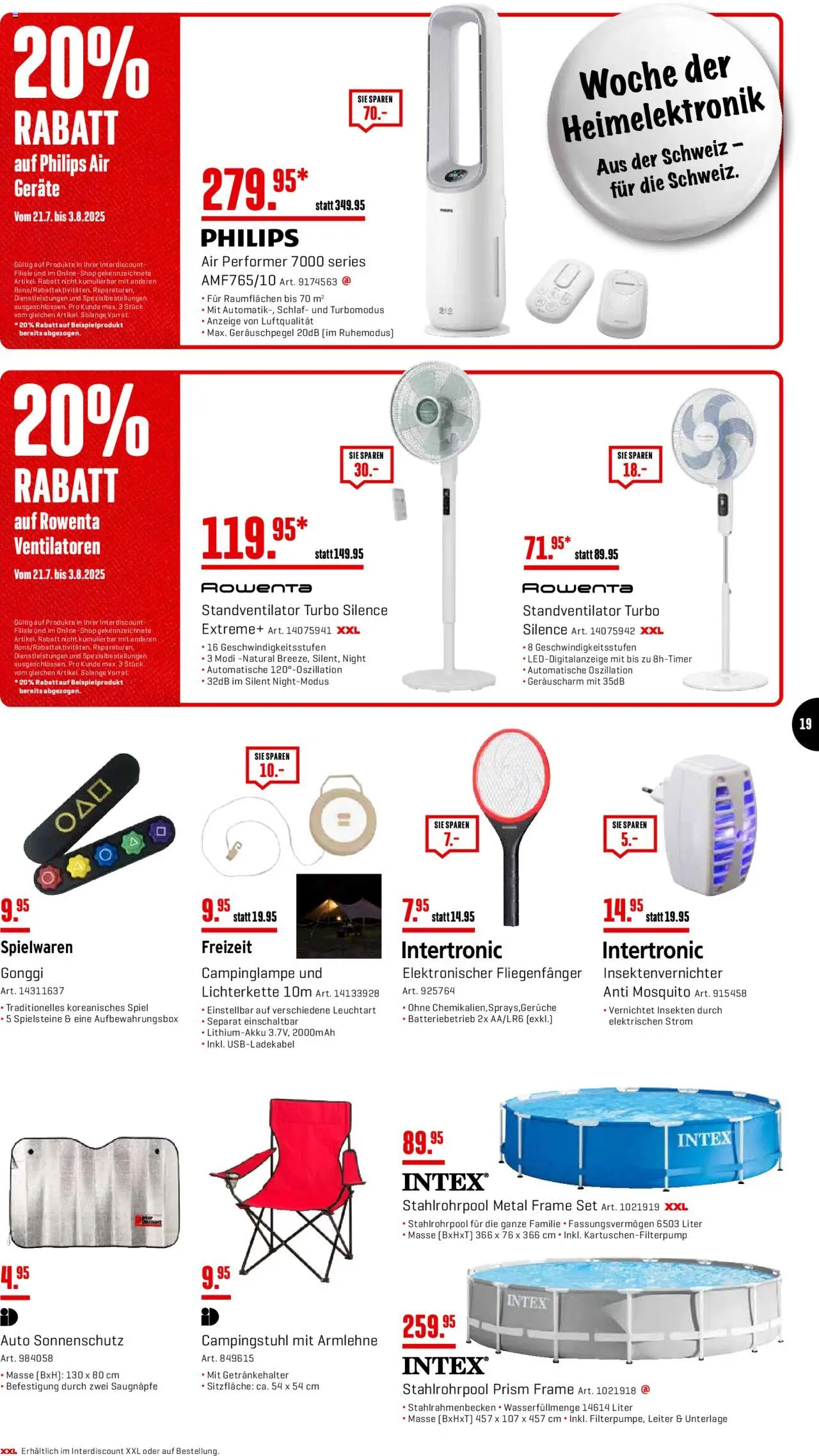 Interdiscount Aktionen ab 21.07.2025 | Seite: 19 | Produkte: Spiel, Philips