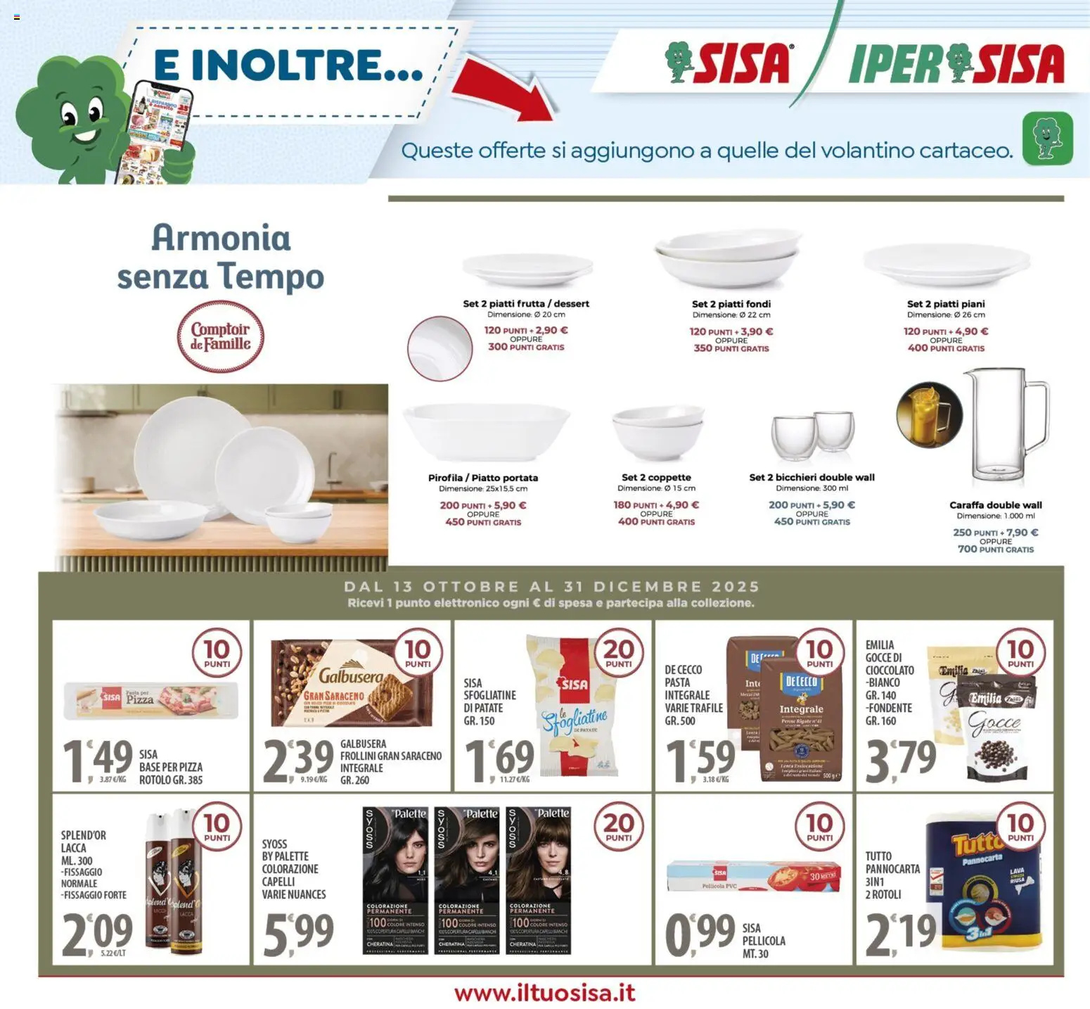 Volantino SISA del 14.11.2025 | Pagina: 24 | Prodotti: Pizza, Frutta, Pellicola, Frollini