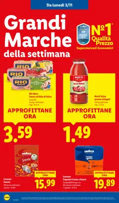 Anteprima del volantino Mutti Salsa pronta ciliegini, 400 g confezione valido a partire dal 03.11.2025 | Pagina: 18