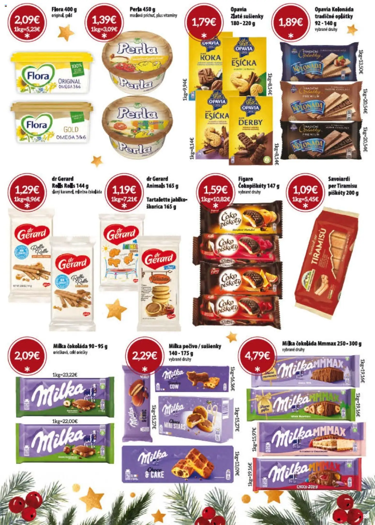 Nové KARMEN CBA akcie – leták je platný od 01.12.2025 | Strana: 34 | Produkty: Čokoláda, Milka, Flora