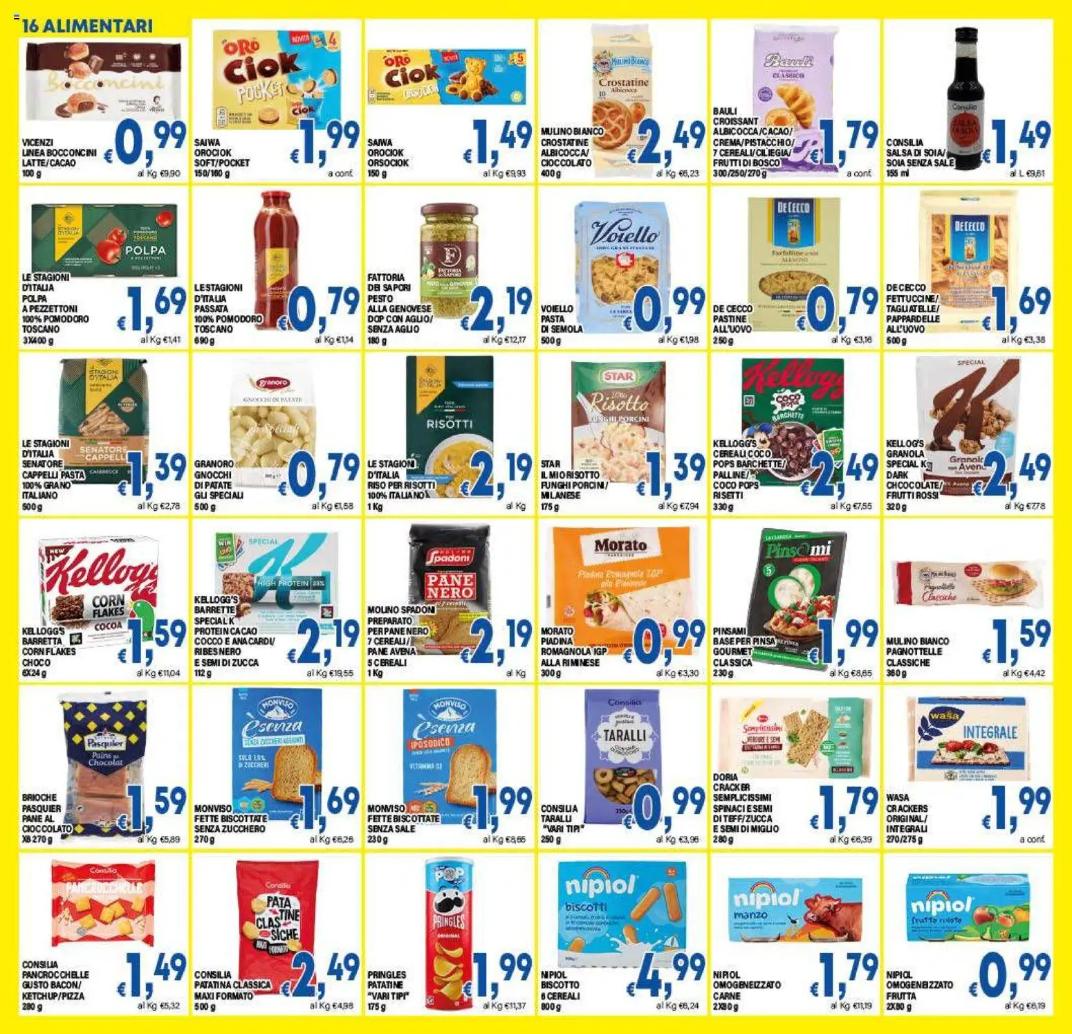 Volantino DEM del 07.01.2026 | Pagina: 16 | Prodotti: Manzo, Frutta, Pasta, Fette biscottate