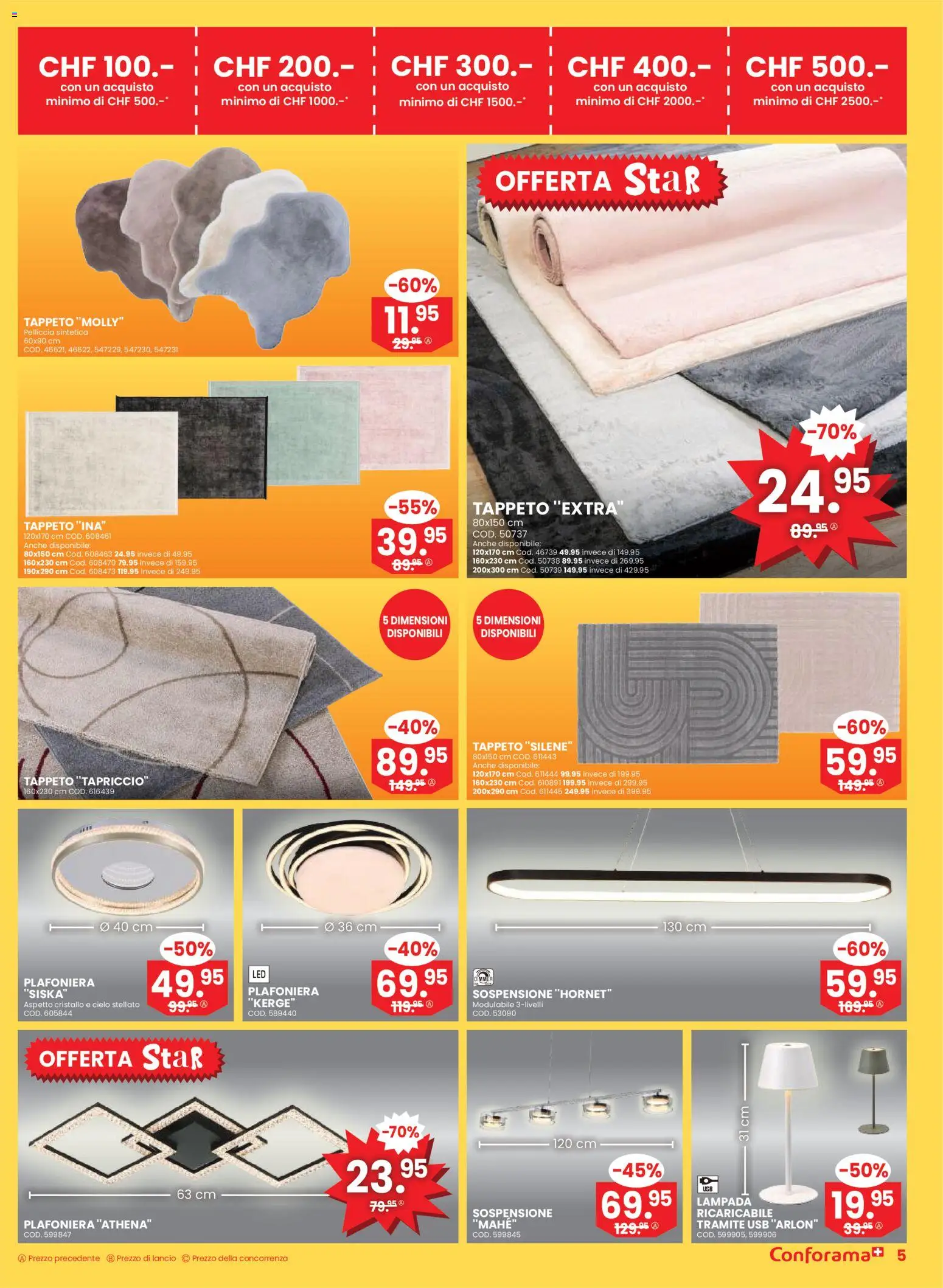 Conforama Aktionen IT – gültig ab 31.12.2025 | Seite: 5 | Produkte: Usb