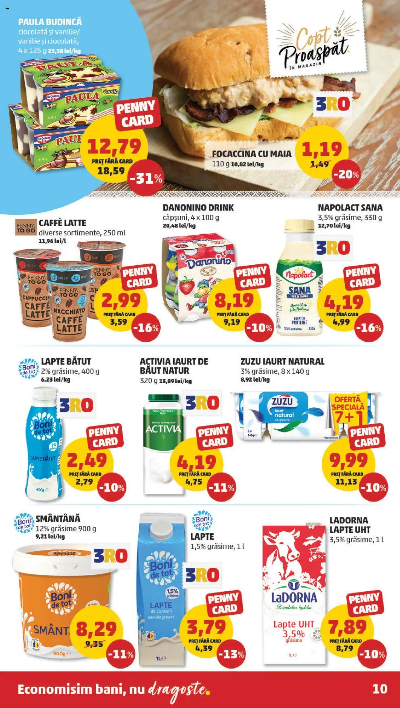 Catalog PENNY – valabil de la 27.08.2025 | Pagină: 10 | Produse: Masaüstü kılıfı, Lapte, Iaurt, Shake