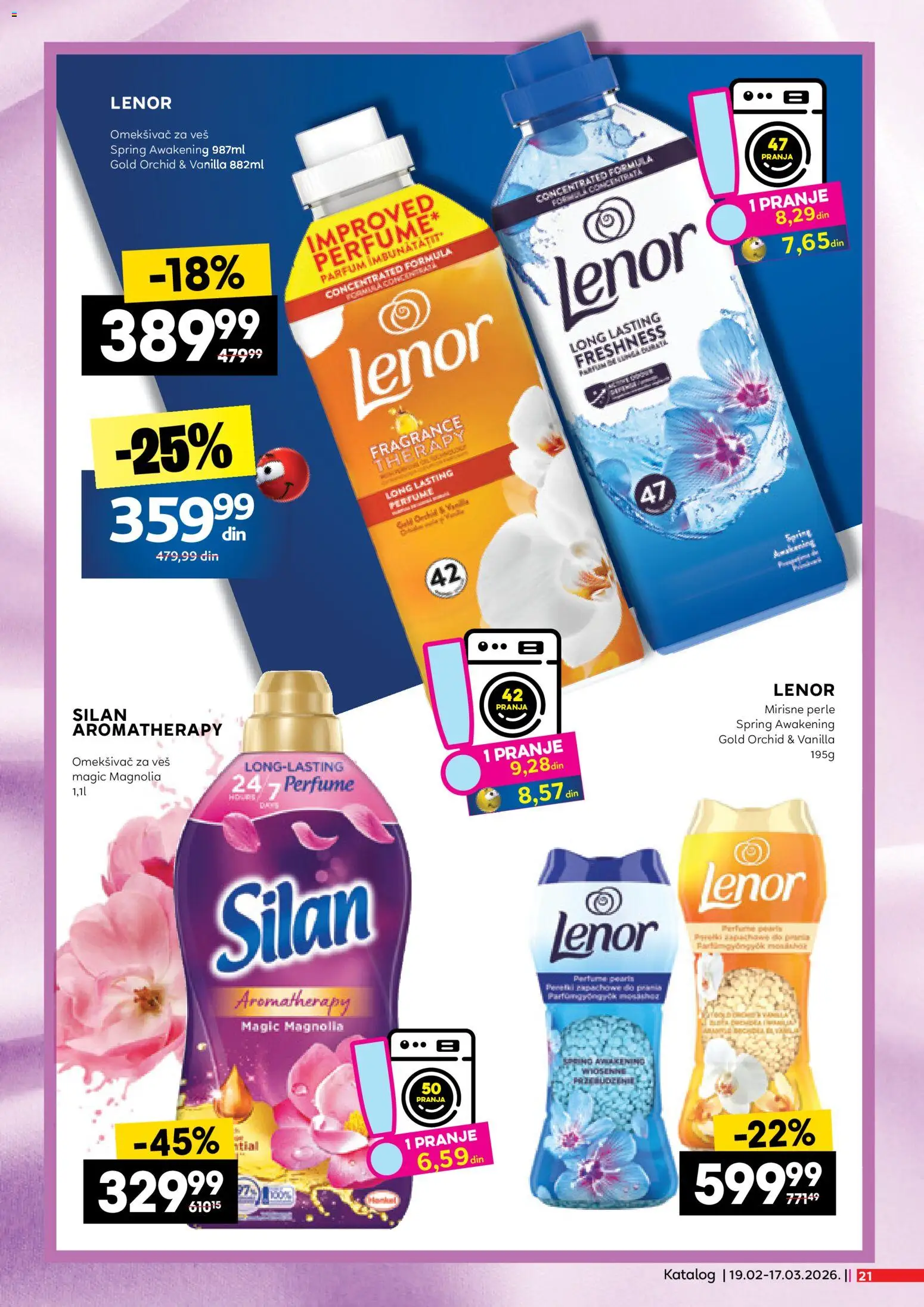 Roda katalog - važi od 19.02.2026 | Strana: 21 | Proizvode: Lenor, Silan, Omekšivač za veš
