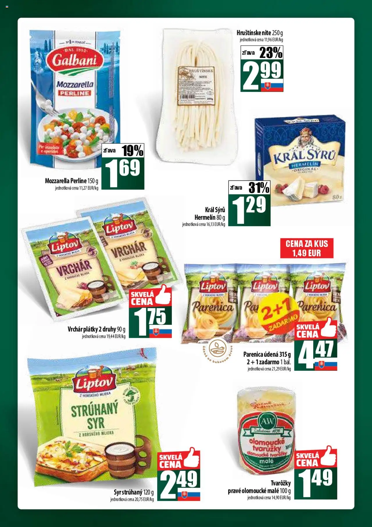 COOP Jednota široká ponuka │ platný od 21.08.2025 | Strana: 20 | Produkty: Syr, Mozzarella