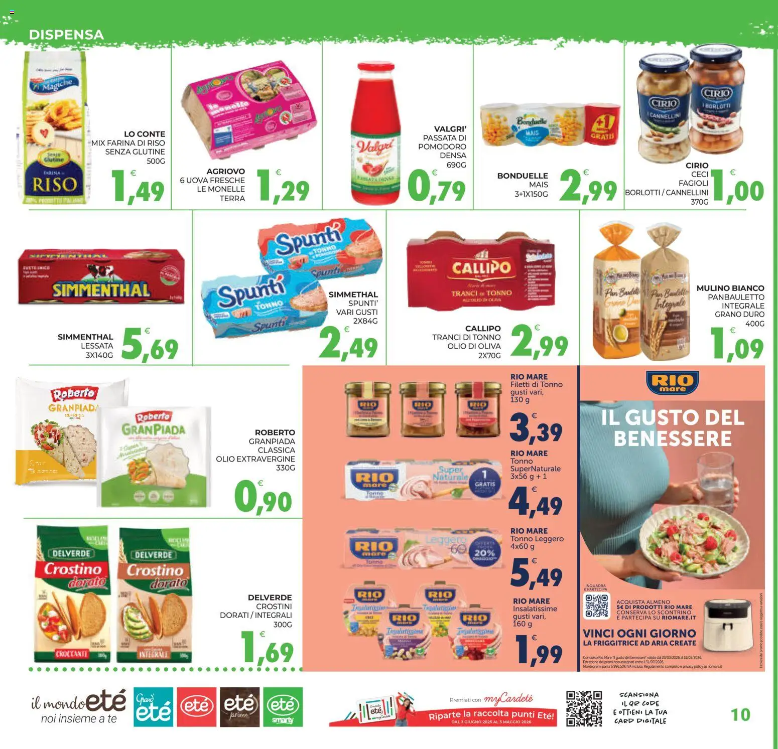 Volantino Eté del 17.04.2026 | Pagina: 10 | Prodotti: Uova, Riso, Olio, Friggitrice