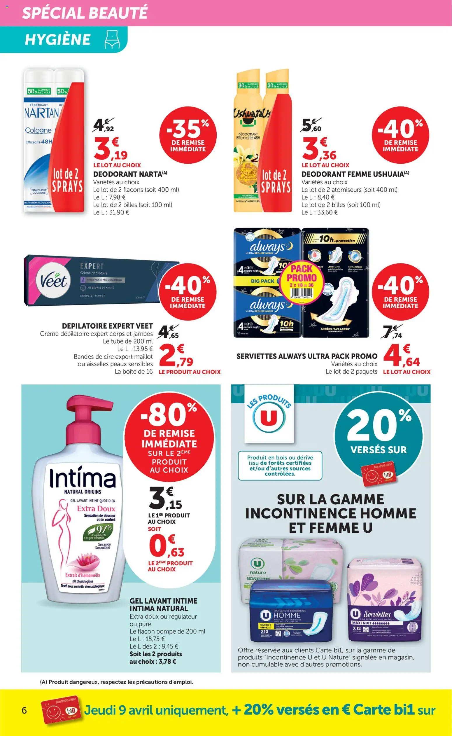 {H1} | Page: 6 | Produits: Cire, Beurre de karité, Savon, Beurre