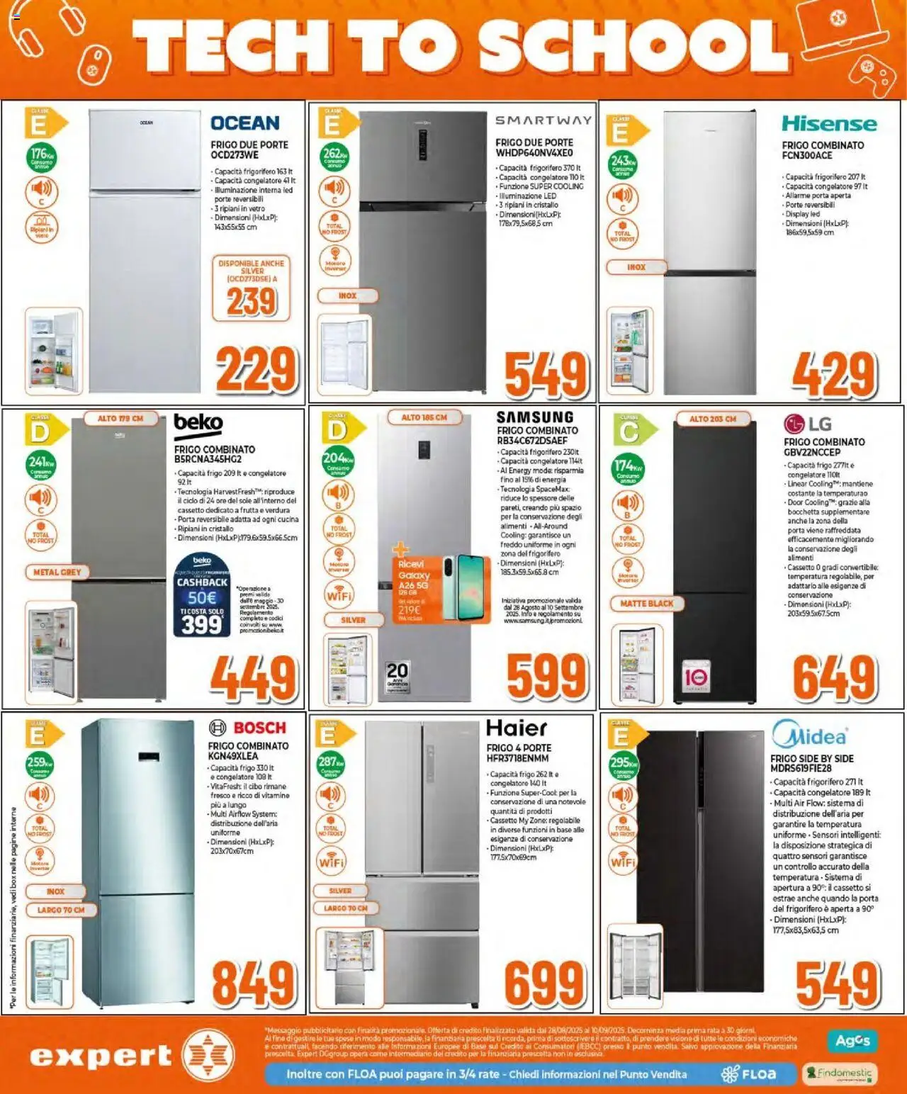 Volantino Expert del 06.09.2025 | Pagina: 30 | Prodotti: Frutta, Frigorifero, Congelatore, Samsung