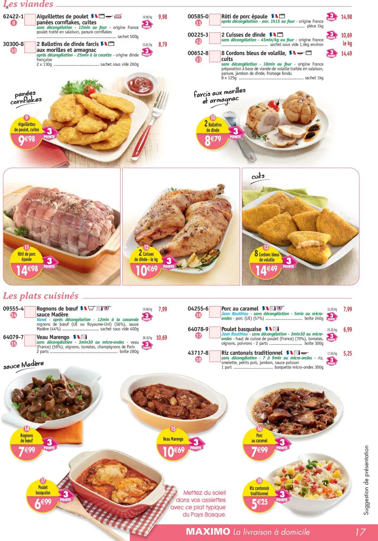 | Page: 17 | Produits: Four, Volaille, Cuisse de poulet, Porc