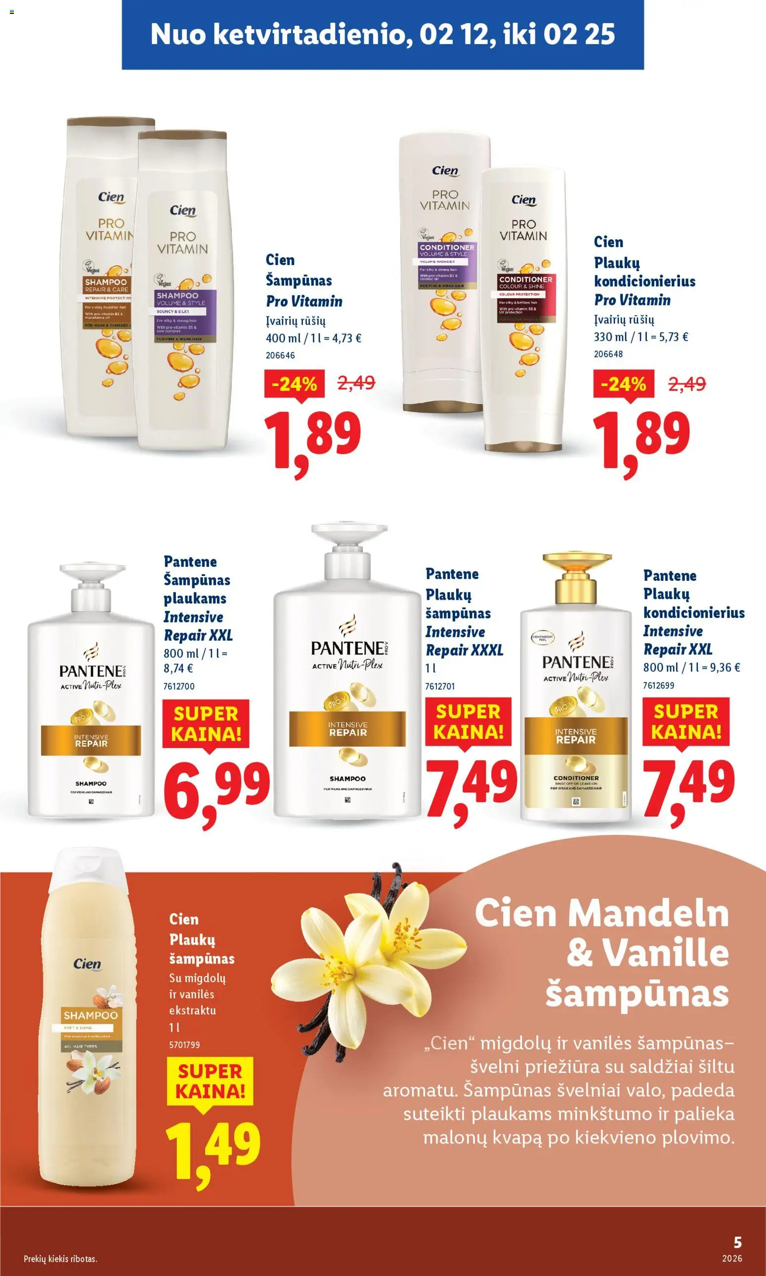 LIDL akcijos nuo 12.02.2026 | Puslapis: 5