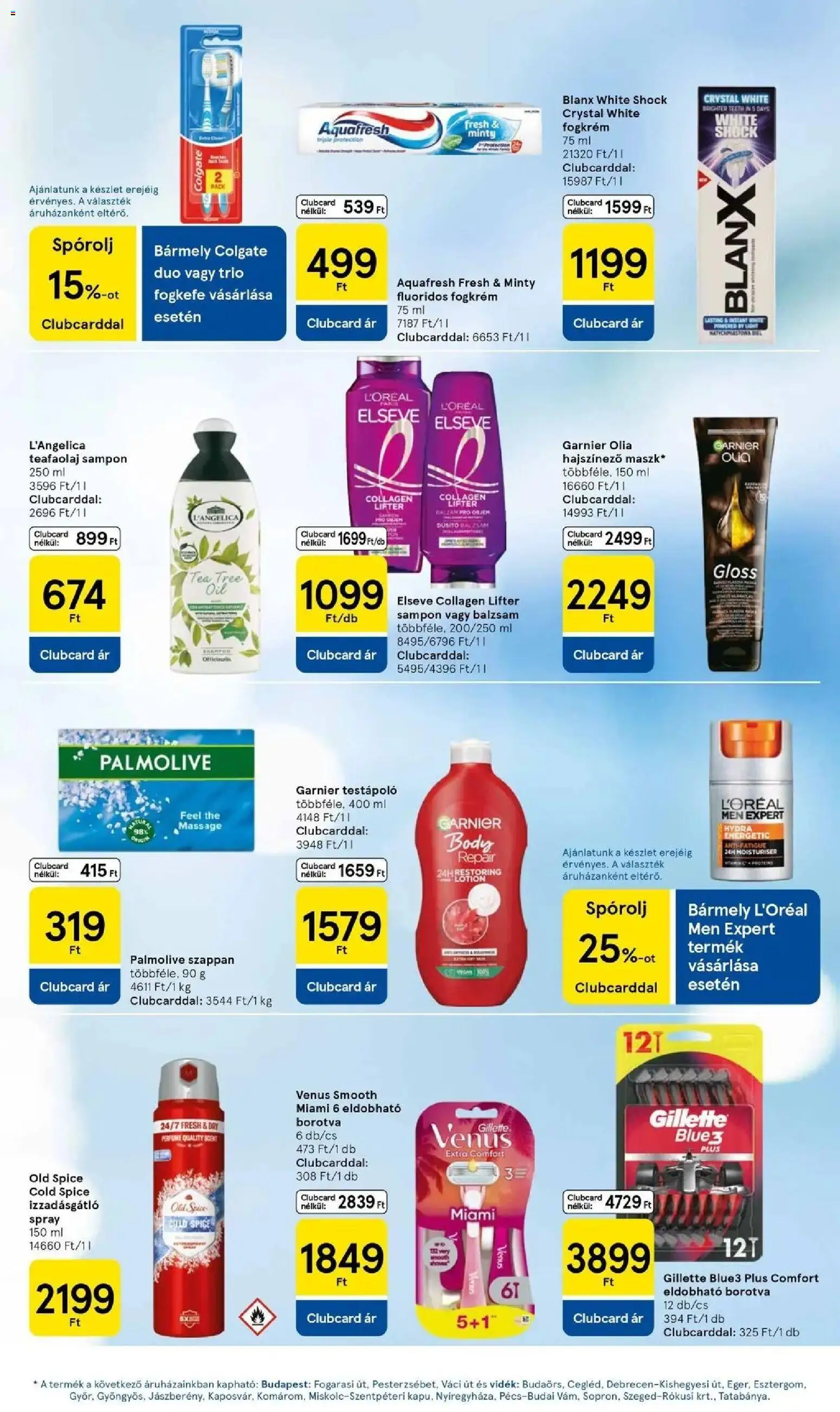 Tesco akciós ujság - amely érvényes a következő dátumtól: 23.04.2026 | Oldal: 23 | Termékek: Hajszínező, Sampon, Szappan, Izzadásgátló