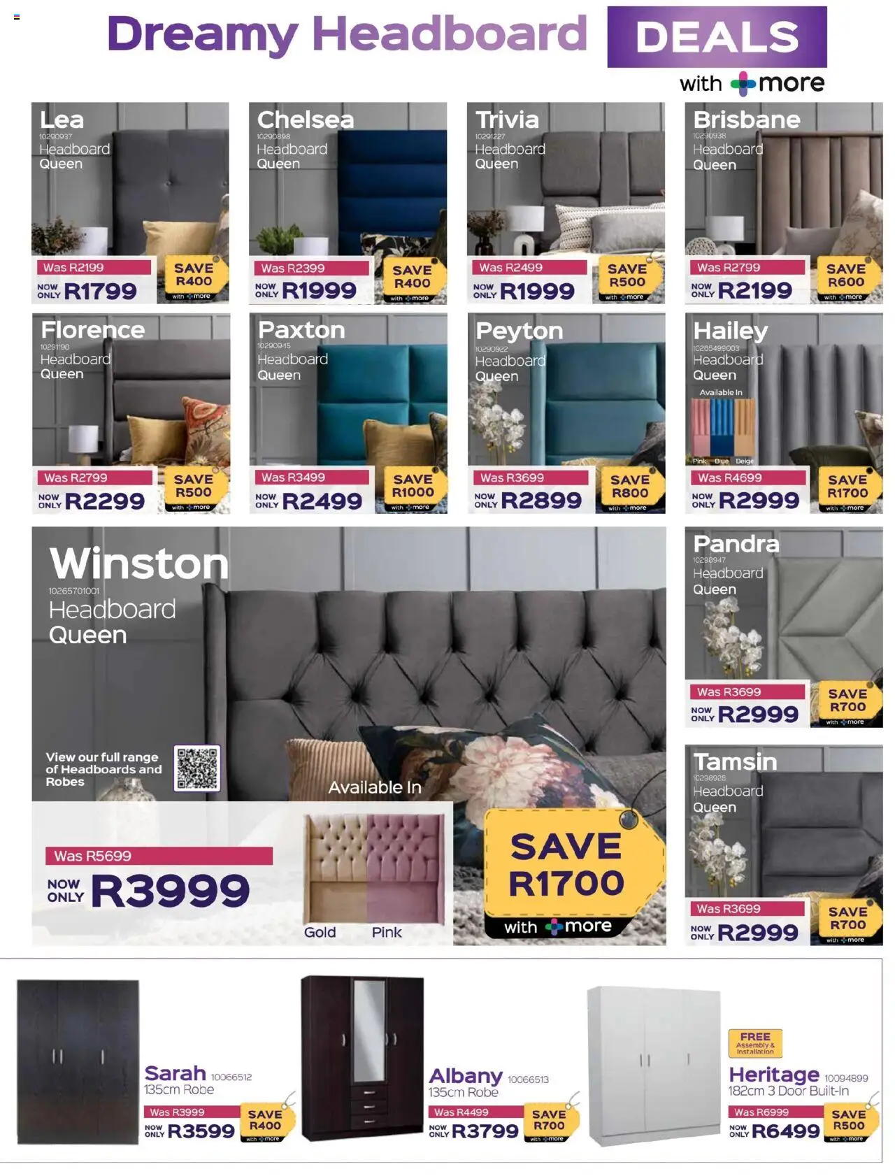 New Sleepmasters catalogue – valid from 18.09.2025 | Page: 11 | Products: Headboard