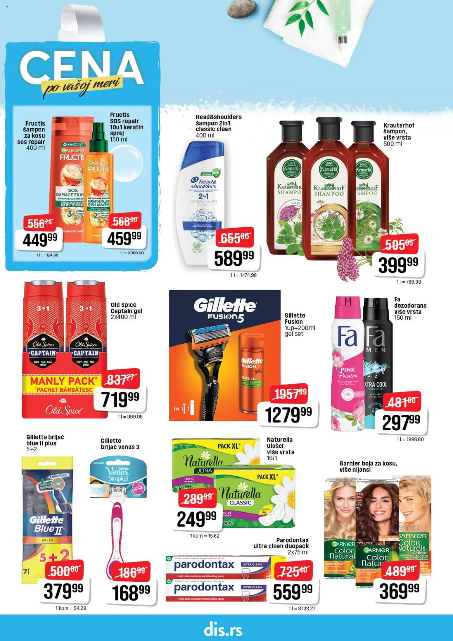 Super DIS katalog - važi od 20.11.2025 | Strana: 16 | Proizvode: Brijač, Garnier, Šampon, Sos