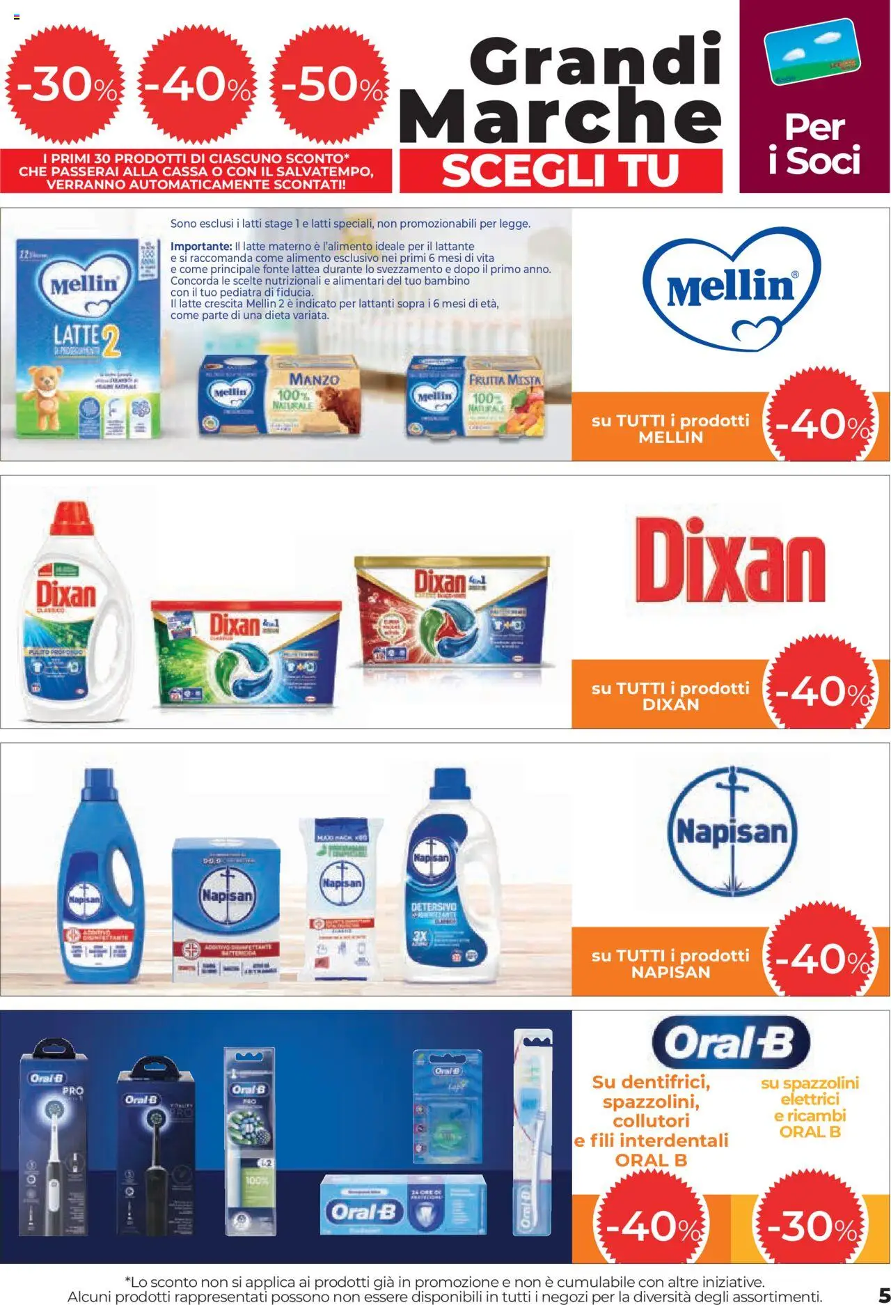 Volantino COOP del 19.06.2025 | Pagina: 5 | Prodotti: Spazzolino, Manzo, Frutta, Spazzolino elettrico