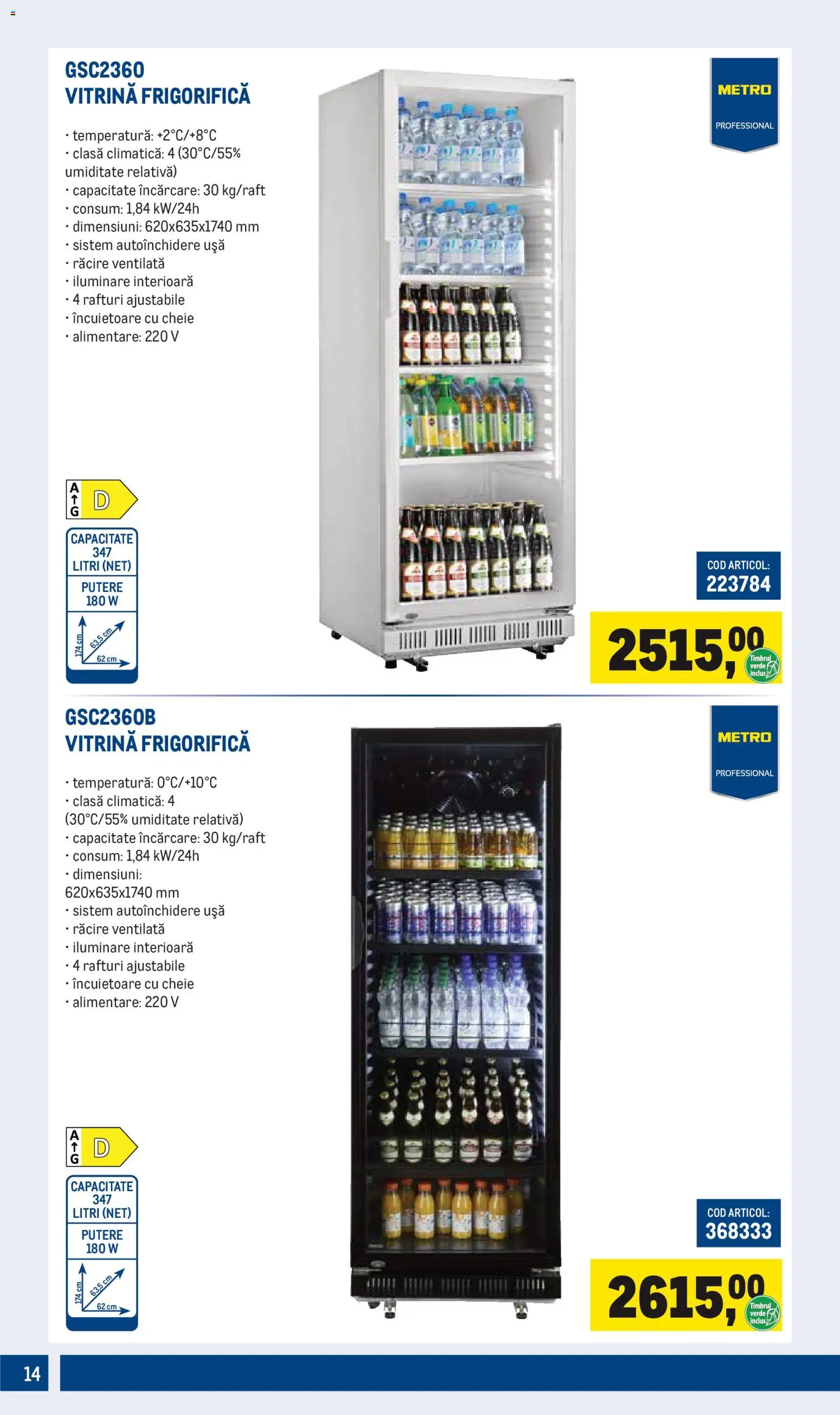 Noul catalog Metro – valabil de la 05.01.2026 | Pagină: 14 | Produse: Vitrină, Ușă