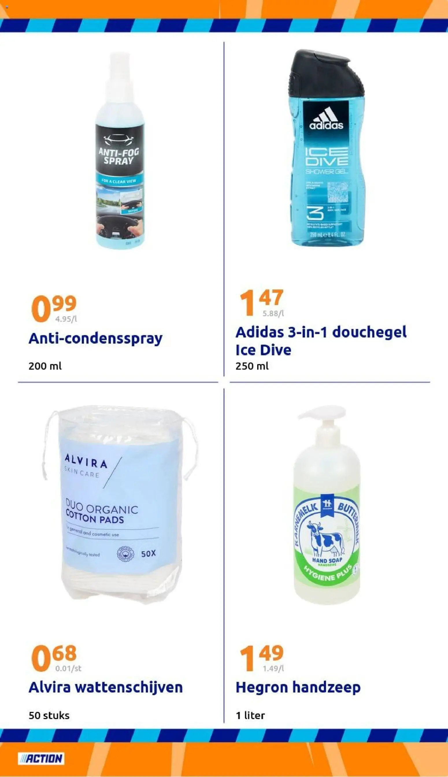 {H1} | Pagina: 19 | Producten: Handzeep, Pads, Gel, Douchegel