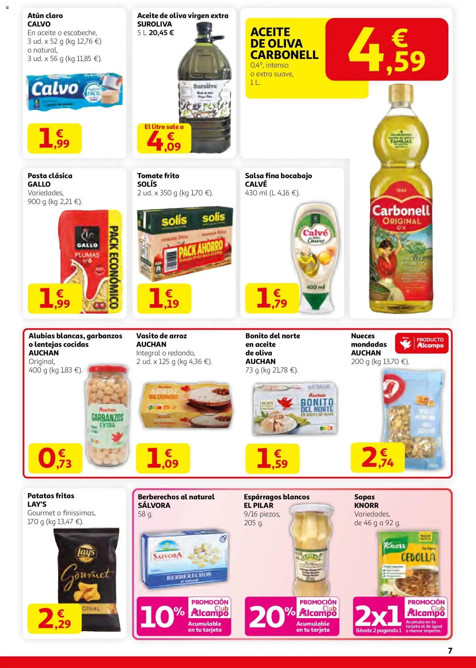 Alcampo - SST catalan  │ válido desde el 29.01.2026 | Página: 7 | Productos: Νερό καρύδας, Aceite de oliva, Aceite de oliva virgen extra, Κλειδαριά της πόρτας