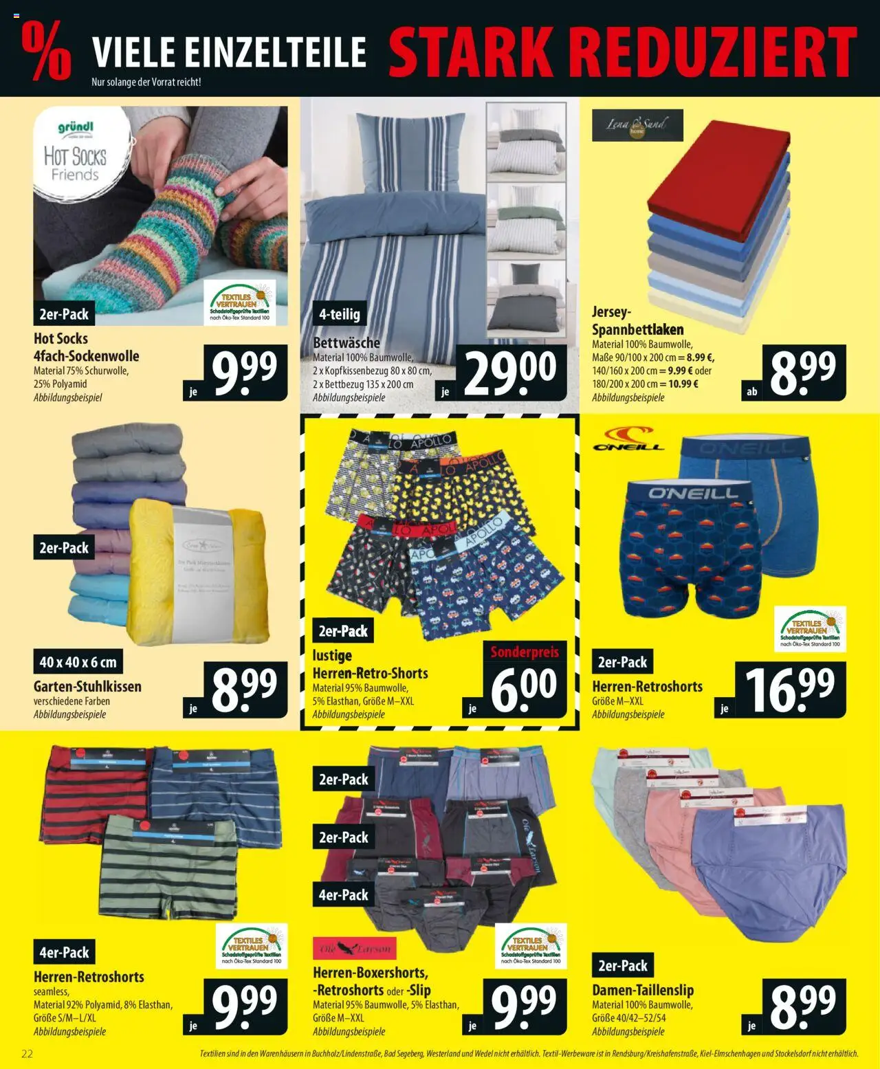 Famila Prospekt 	 - gültig ab dem 18.08.2025 | Seite: 22 | Produkte: Bettwäsche, Bad, Slip