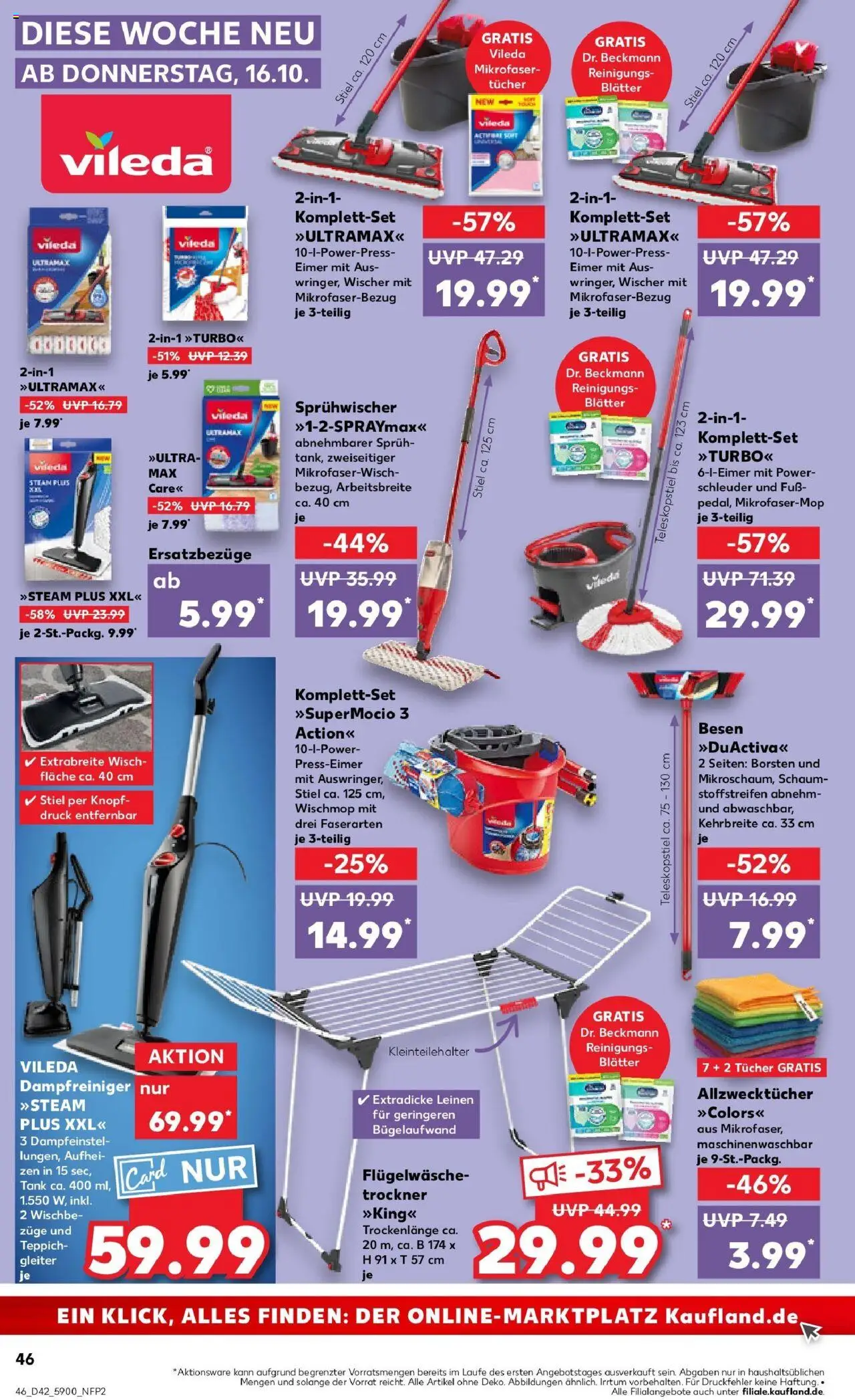 Kaufland prospekt Chemnitz	 – gültig ab 19.10.2025 | Seite: 46 | Produkte: Trockner, Teppich