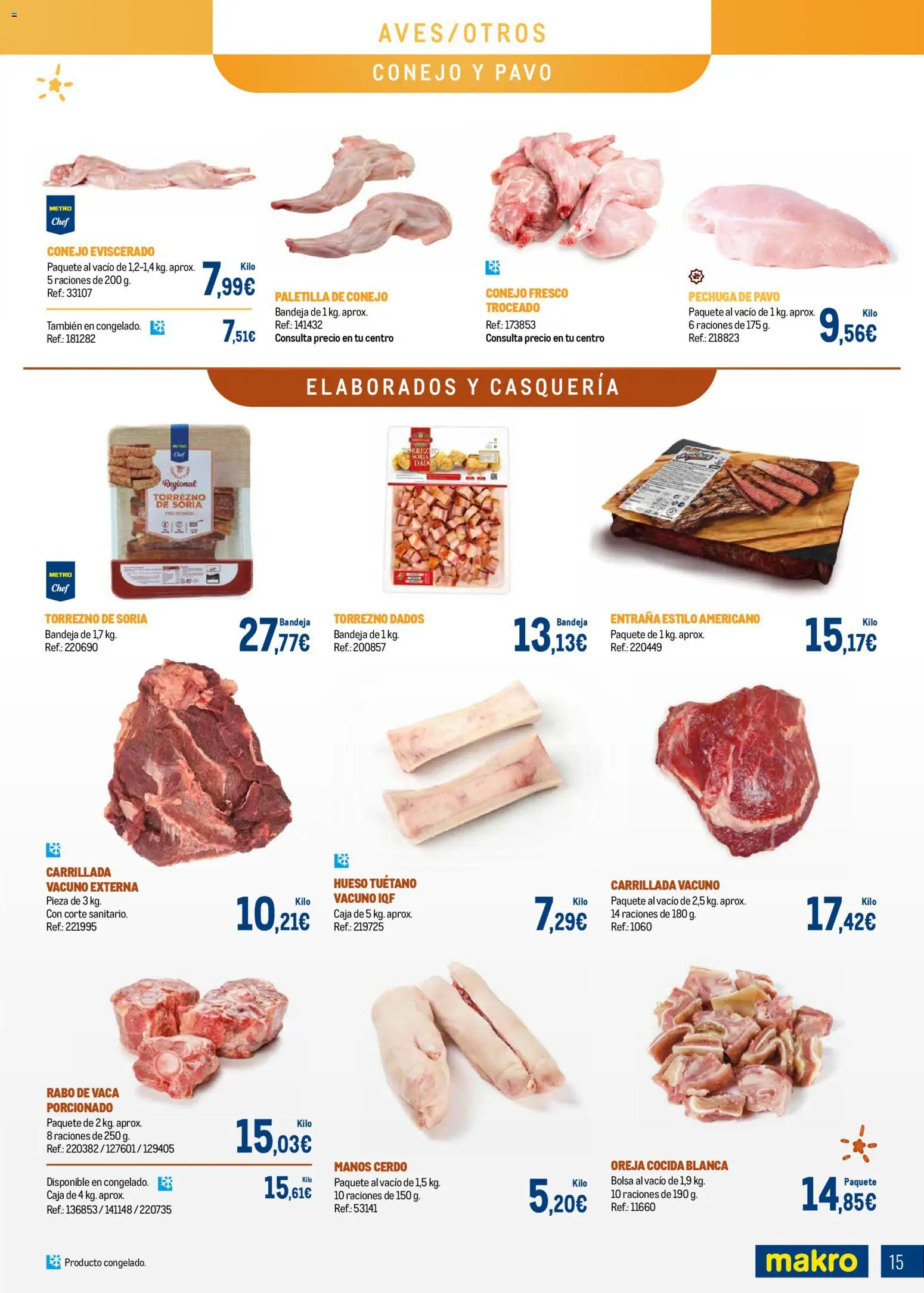 Makro - Especial Carnes Centro │ válido desde el 03.11.2025 | Página: 15 | Productos: Cerdo, Bolsa, Bandeja, Caja