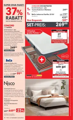 Matratzen Concord Flugblatt ab 27.12.2025 gültig | Seite: 2