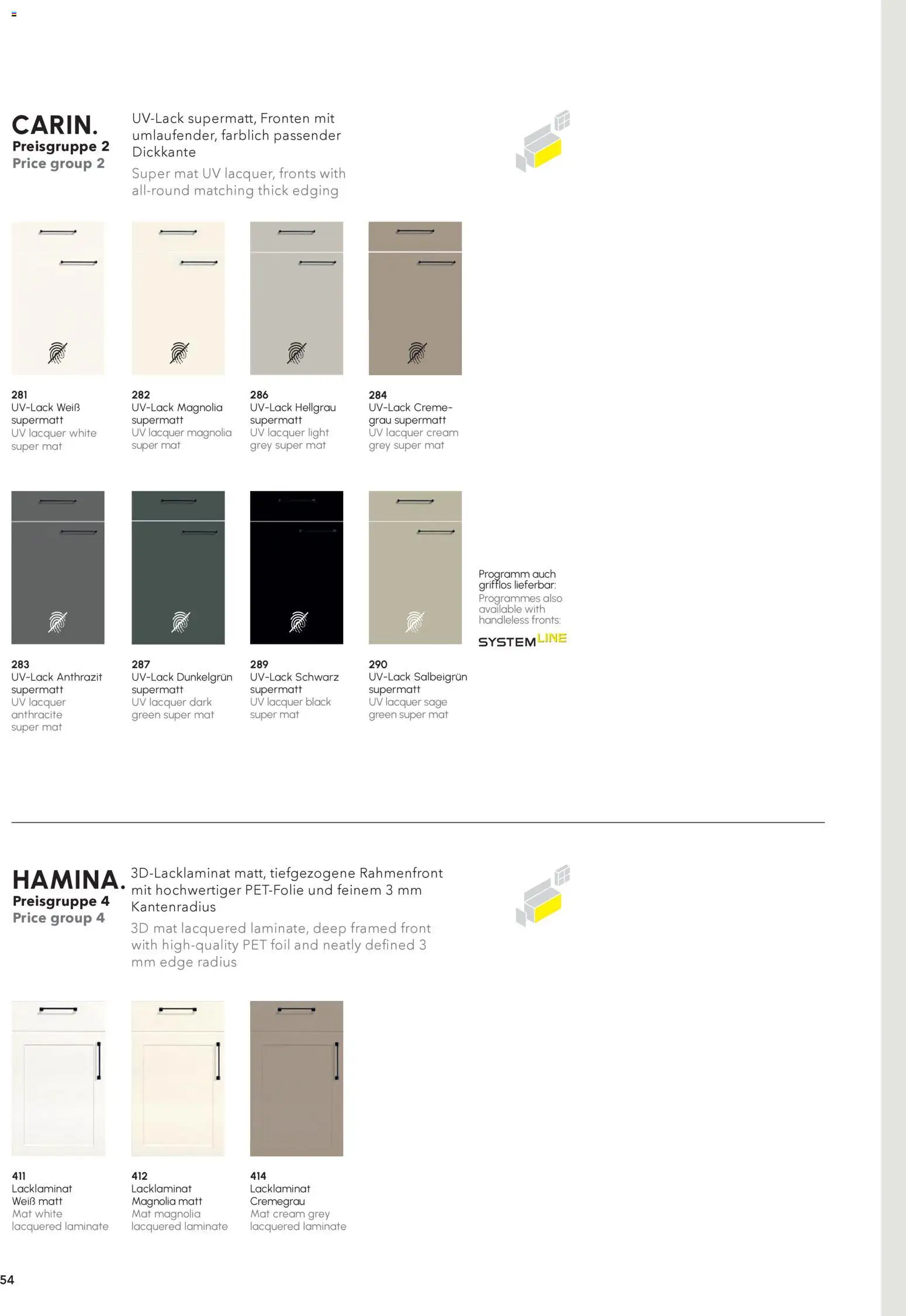 Ostermann Habemat Küchenprospekt 2026 – gültig ab 01.01.2026 | Seite: 54 | Produkte: Creme