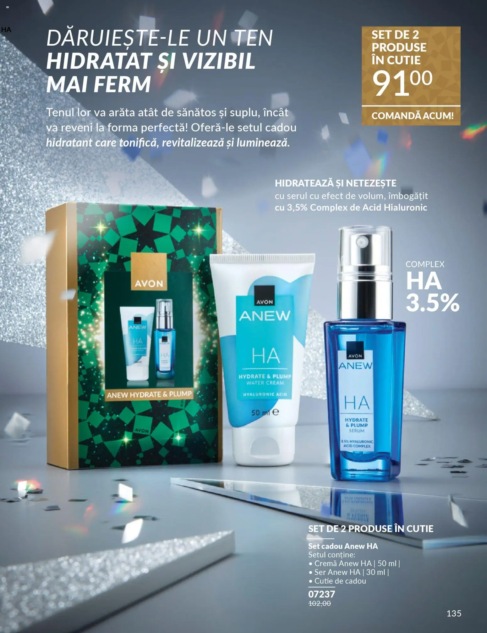 Noul catalog Avon – valabil de la 01.12.2025 | Pagină: 135 | Produse: Serum, Cutie, Cremă