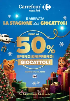 Anteprima del volantino Carrefour Market Giocattoli - Roma catalogo valido a partire dal 24.10.2025