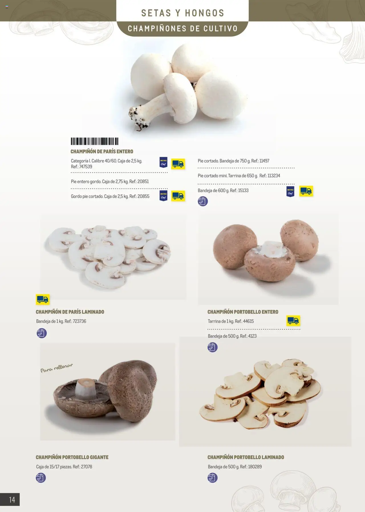 Makro - Trufas y setas │ válido desde el 04.03.2025 | Página: 14 | Productos: Bandeja, Caja