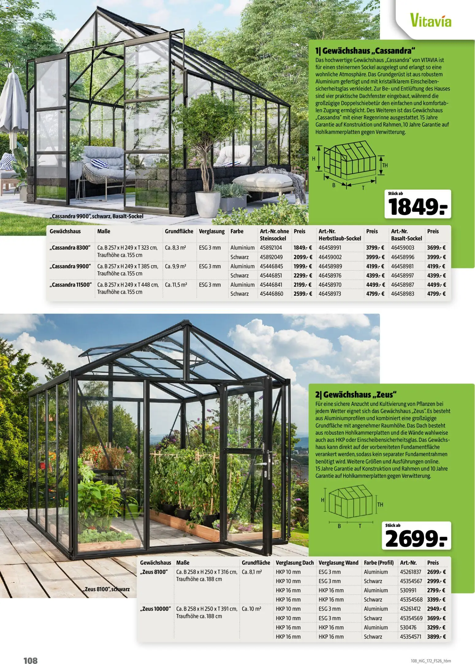 Hagebau Gartengestaltungsortiment – gültig ab 02.03.2026 | Seite: 108