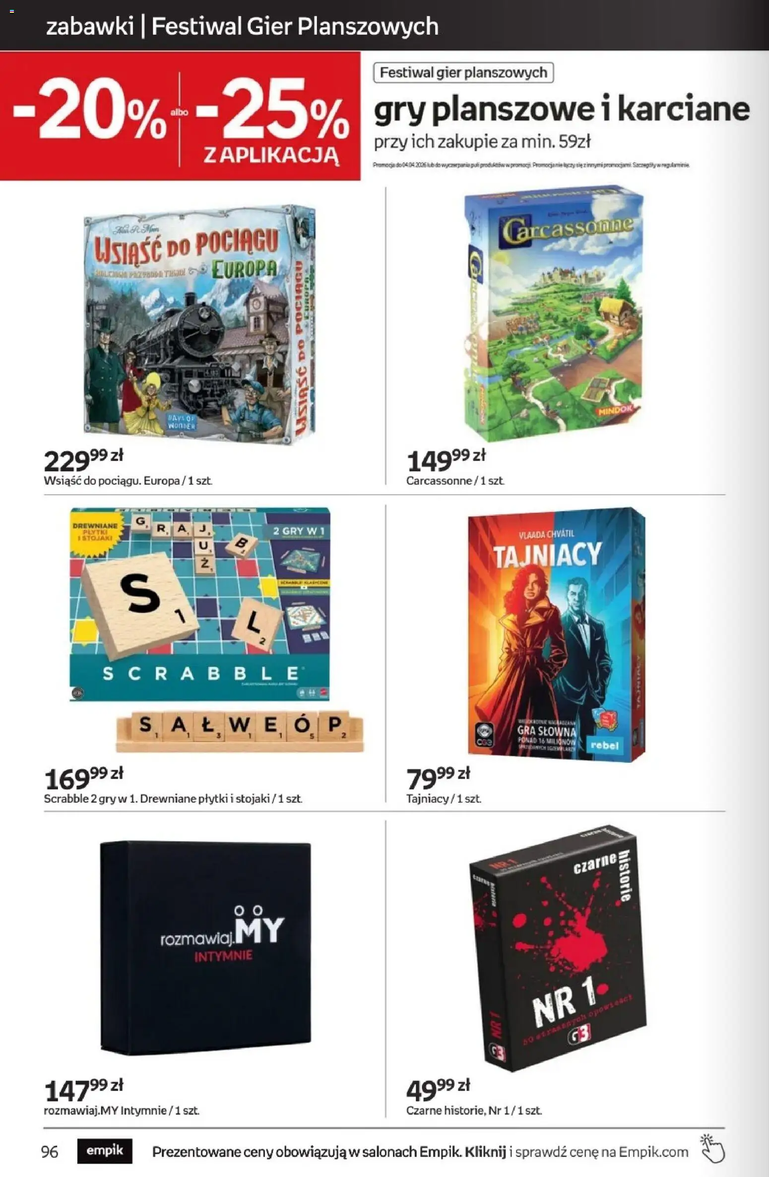 Empik promocje od 25.03.2026 | Strona: 96 | Produkty: Gra, Gry