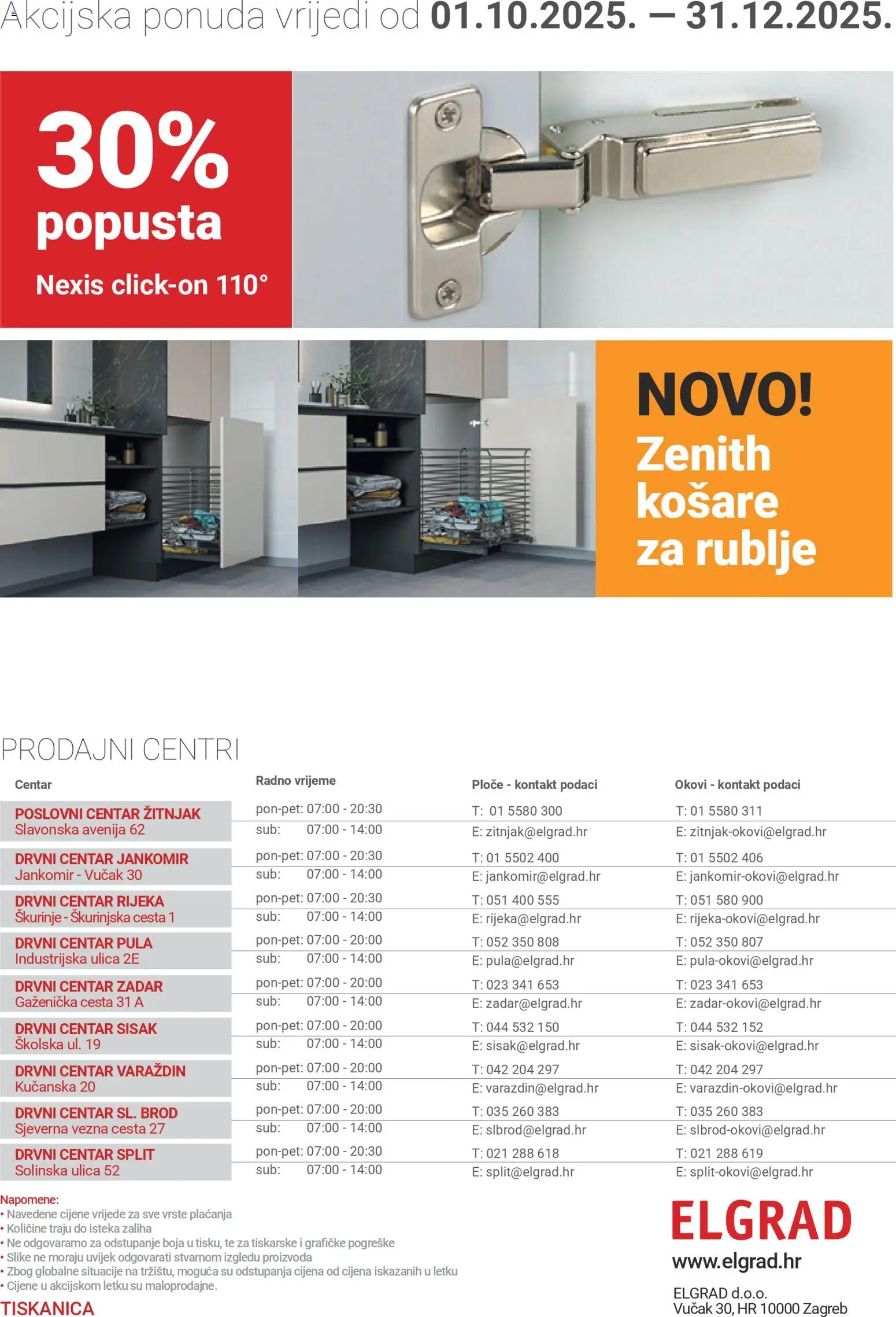 Elgrad katalog | vrijedi od 07.01.2026 | Stranica: 24 | Proizvodi: Košare