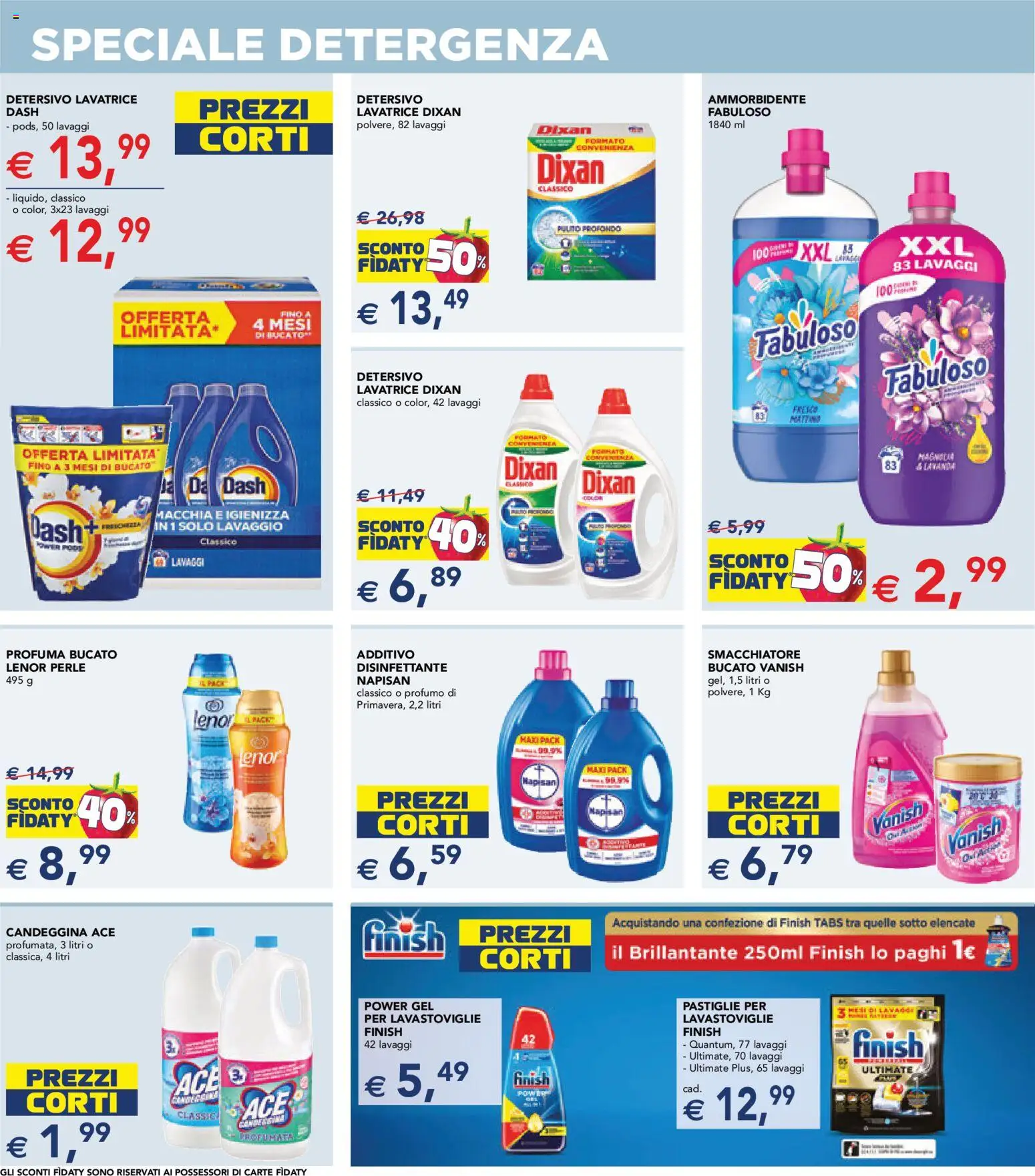 Volantino Esselunga S del 08.04.2026 | Pagina: 12 | Prodotti: Smacchiatore, Lavatrice, Lavastoviglie, Profumo