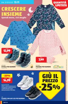 Anteprima del volantino PIGIAMA PER BAMBINI, Pigiama per bambini, taglie: 122-152 valido a partire dal 10.11.2025 | Pagina: 26