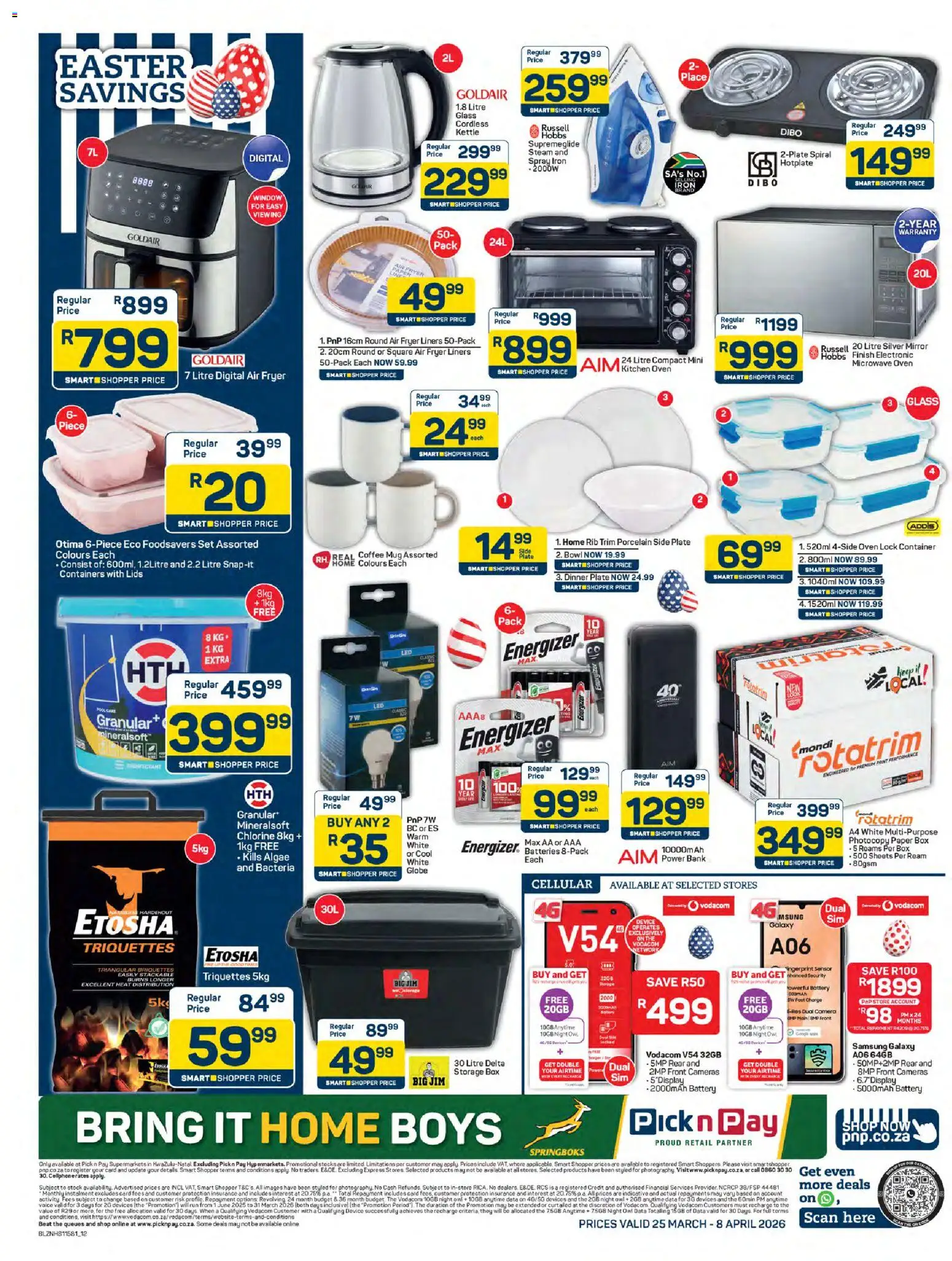 New Pick n Pay catalogue – valid from 25.03.2026 | Page: 12 | Products: Data, Bowl, Kettle, Mirror