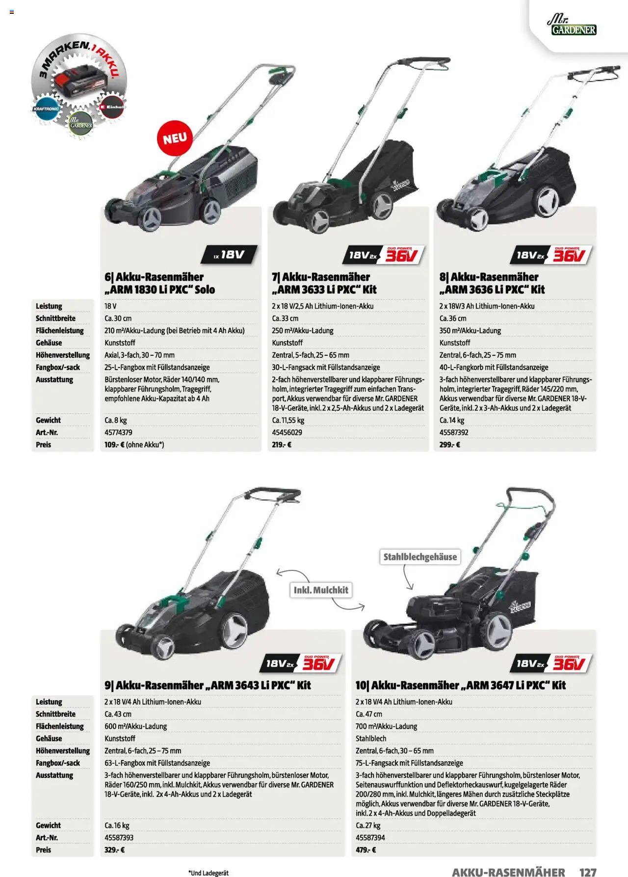 Hagebau Gartenkatalog 2025 gültig ab 05.03.2025 | Seite: 127 | Produkte: Gewicht
