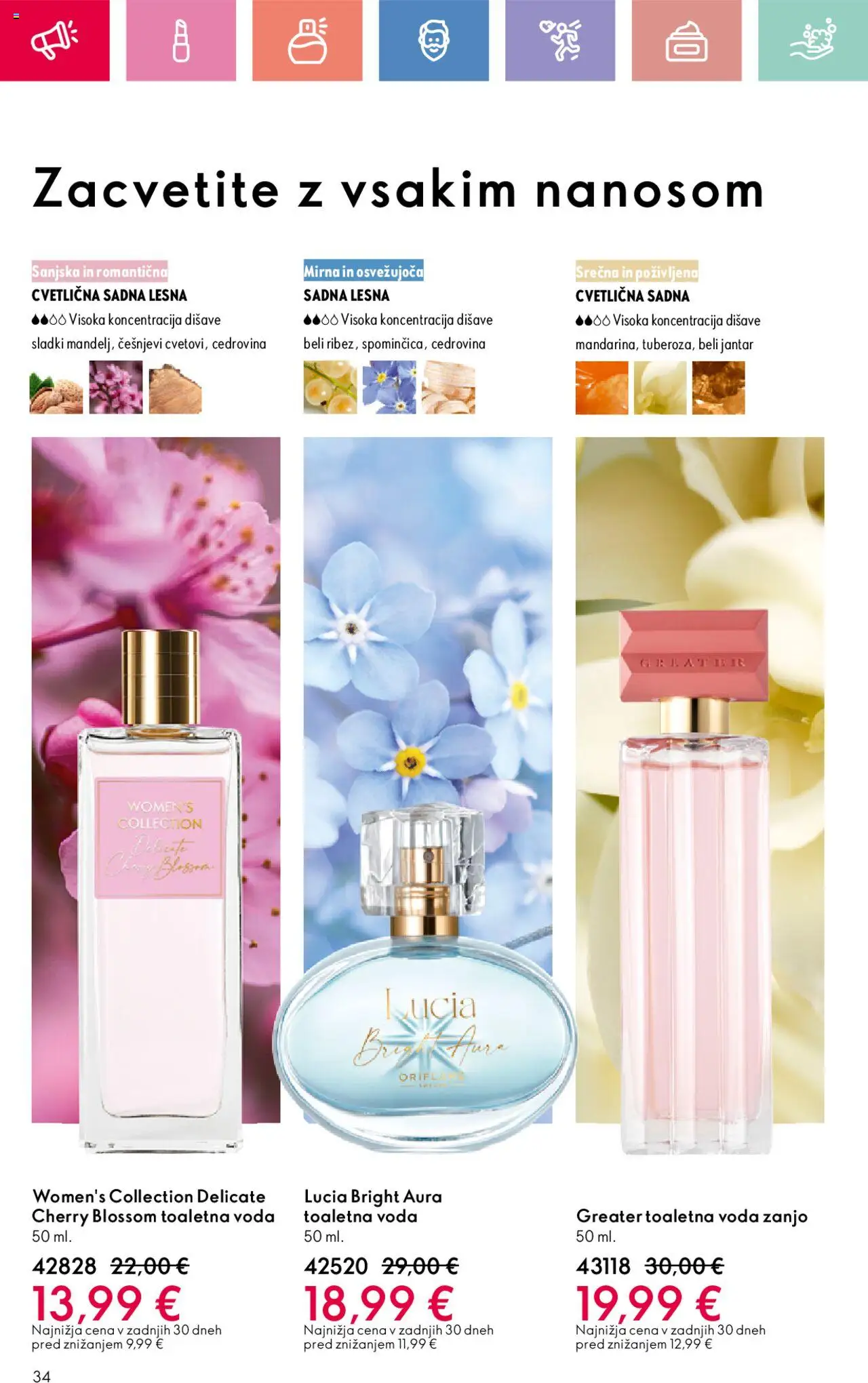 Oriflame katalog 12 │ velja od 24.08.2025 | Stran: 34 | Izdelki: Voda, Toaletna voda