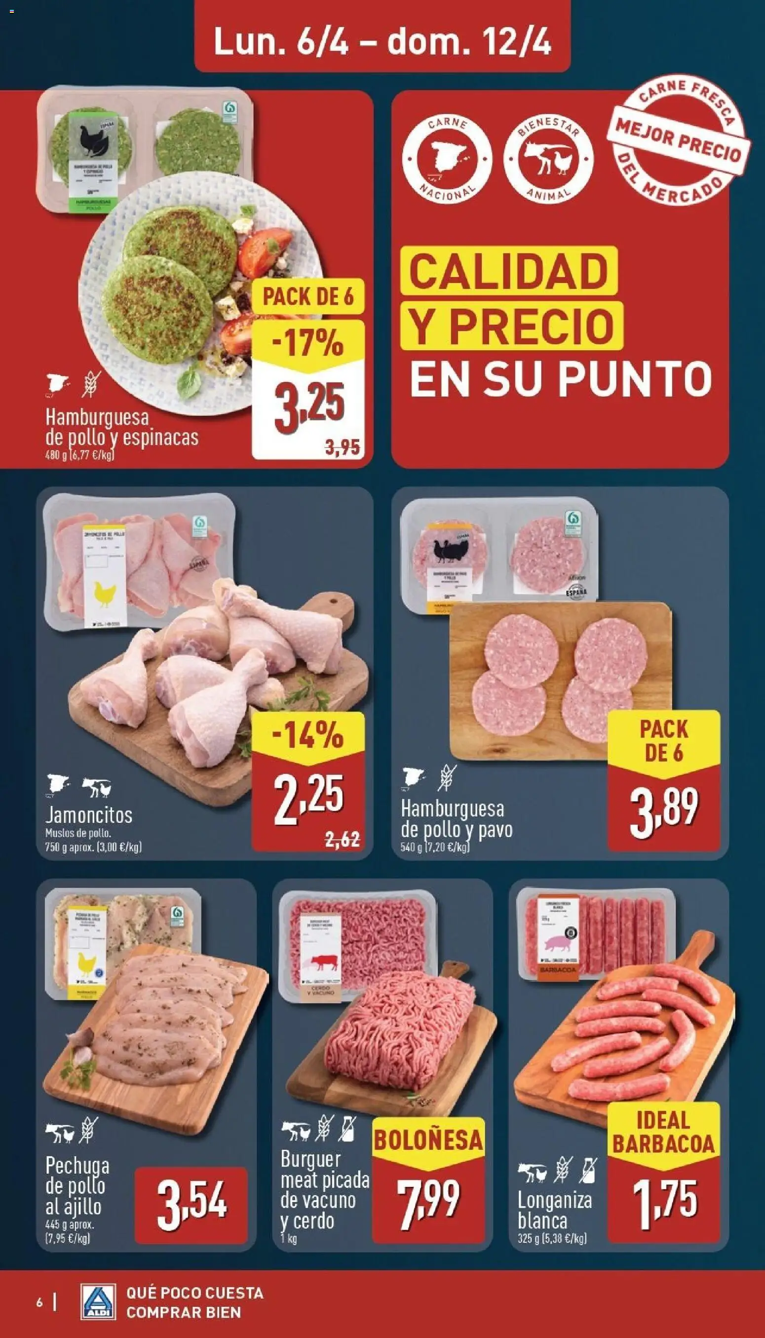 Aldi folleto Península │ válido desde el 06.04.2026 | Página: 6 | Productos: Πορσελάνη, Longaniza, Barbacoa, Σοκολατούχο γάλα
