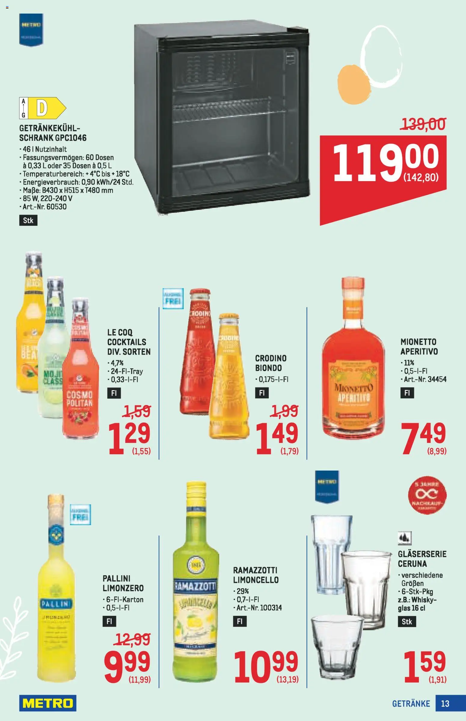 Metro - Ostern & Frühling Spezial gültig ab 19.03.2026 | Seite: 13 | Produkte: Schrank