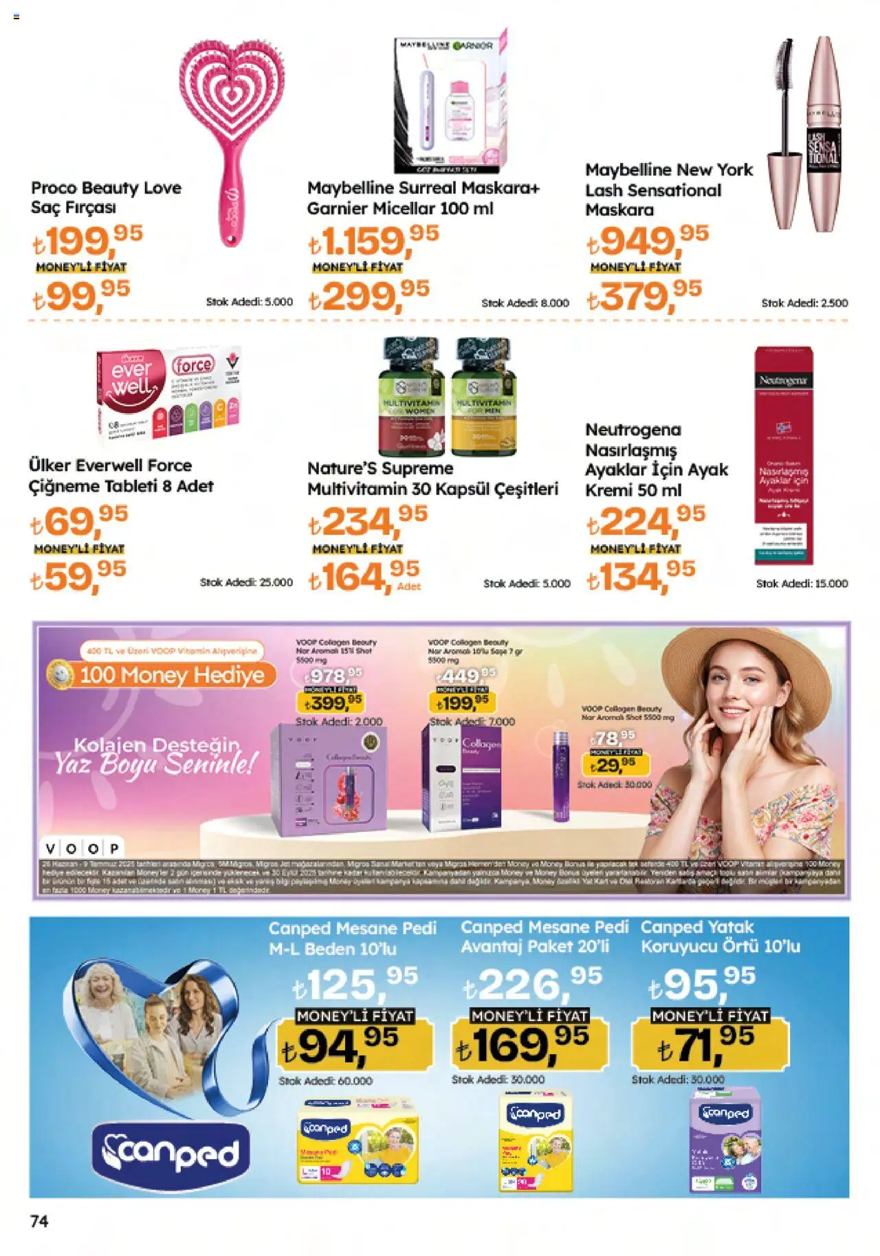 Migros Katalog - Migroskop - 26.06.2025 tarihinden itibaren geçerlidir | Sayfa: 74 | Ürünler: Yatak, Nar