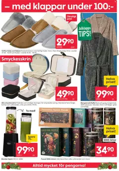 Rusta - erbjudanden - Förhandsvisning av reklamblad från butik Rusta aktuell från 15.12.2025 | Sida: 5 | Produkter: Pussel, Tofflor, Blender, Smyckesskrin