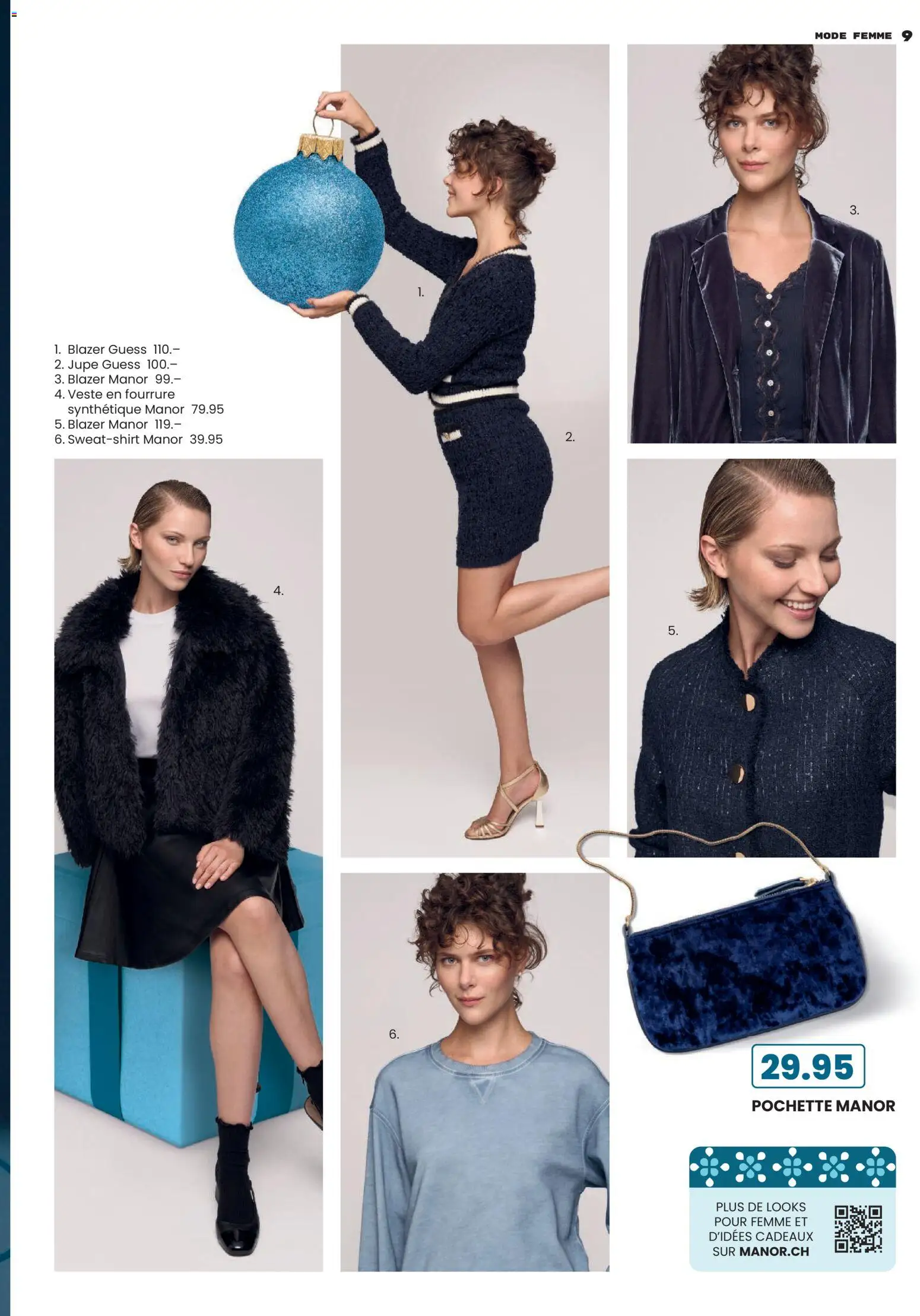 Manor Aktionen Le Noël des Grands Enfants – gültig ab 06.11.2025 | Seite: 9 | Produkte: Blazer, Sweatshirt