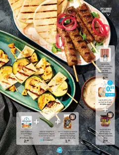 AH Grillkaas, 225 g, Snijd de grillkaas in rechthoekige blokjes. AH Grillkaas, 225 g - Voorbeeld van een folder van Albert Heijn, geldig van 08.04.2026 | Pagina: 57 | Producten: Kaas, Courgette, Grill, Jalapeno